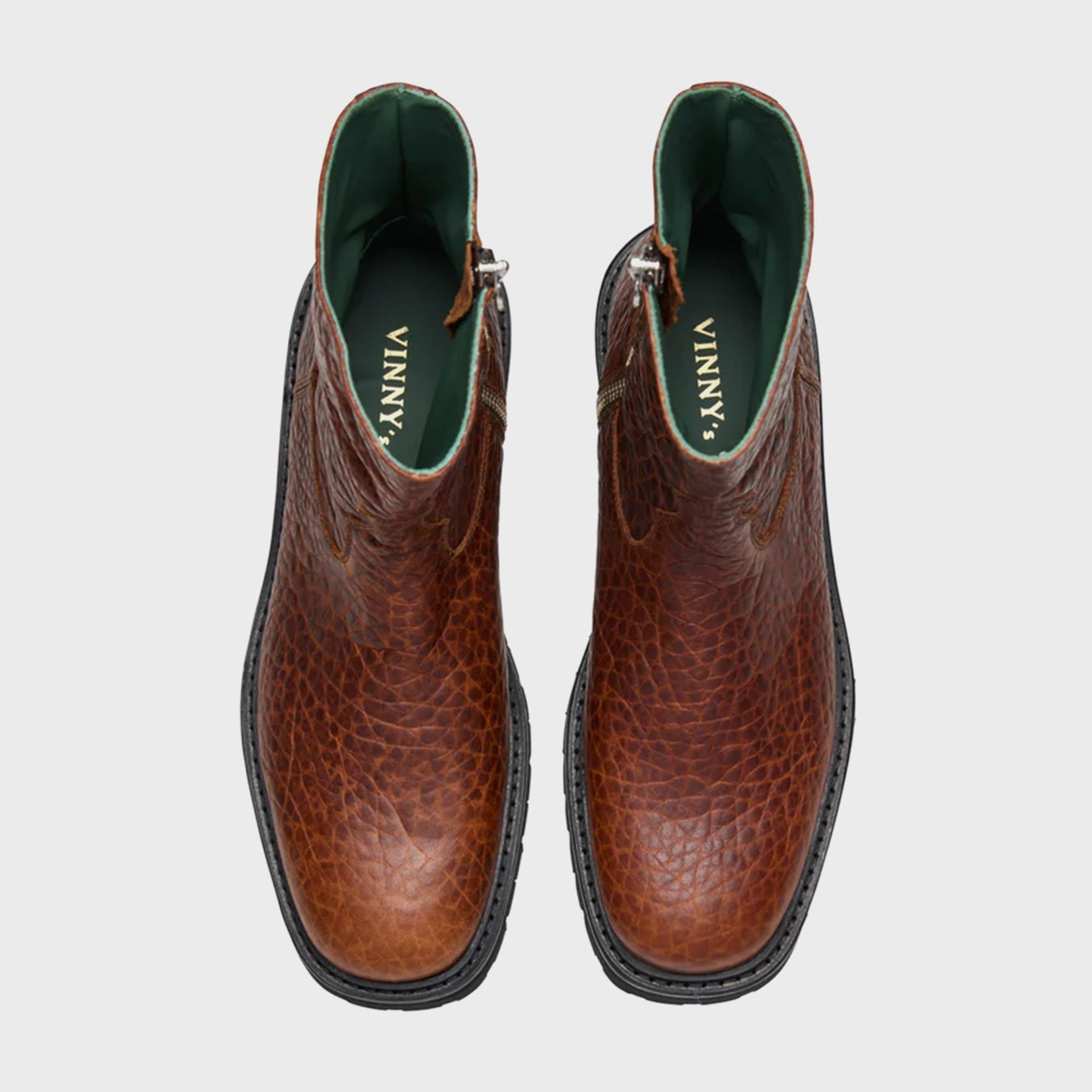 VINNY's Moto Boot - Brown