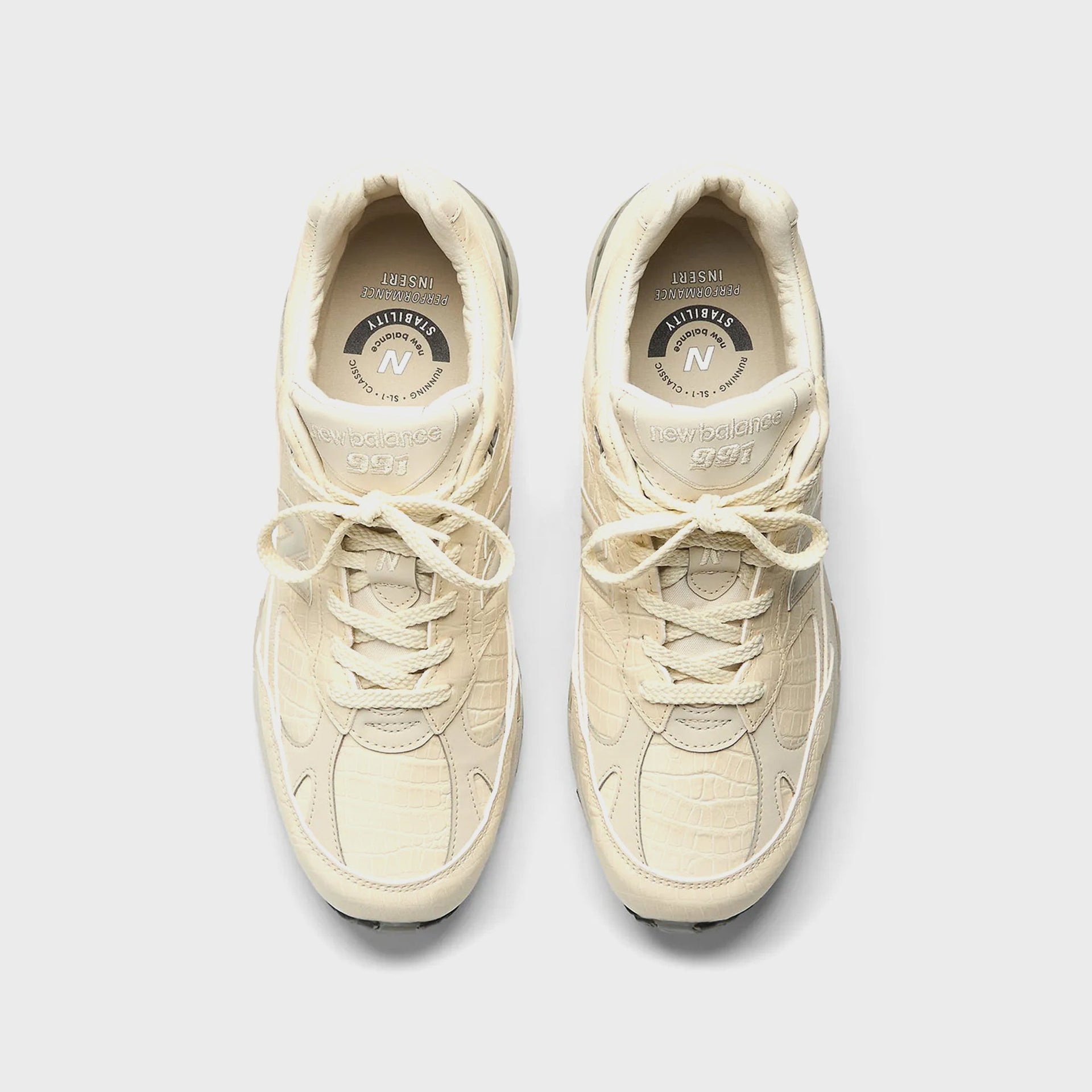 New Balance WMNS Made in UK 991v1 - Oyster Gray / Pistachio Shell / French Oak
