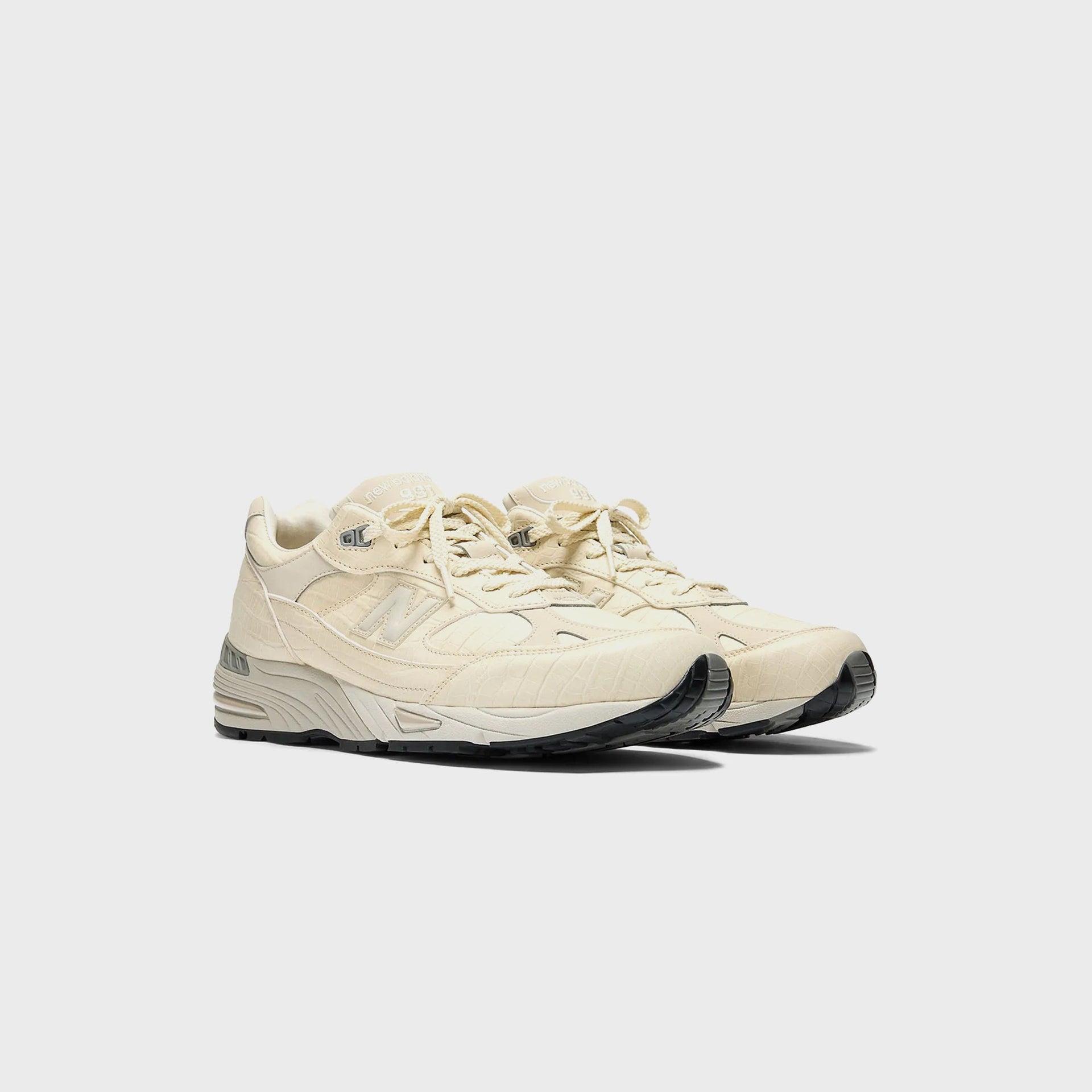 New Balance WMNS Made in UK 991v1 - Oyster Gray / Pistachio Shell / French Oak