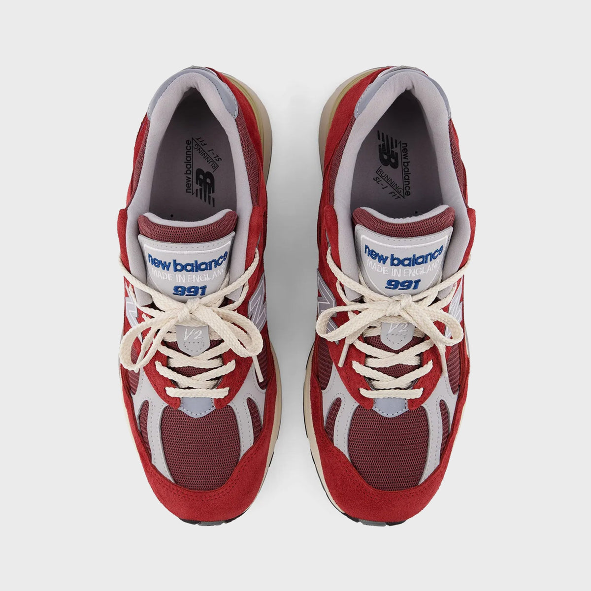 New Balance Made in UK 991v2 - Karanda Red / Cordovan / Harbor Mist