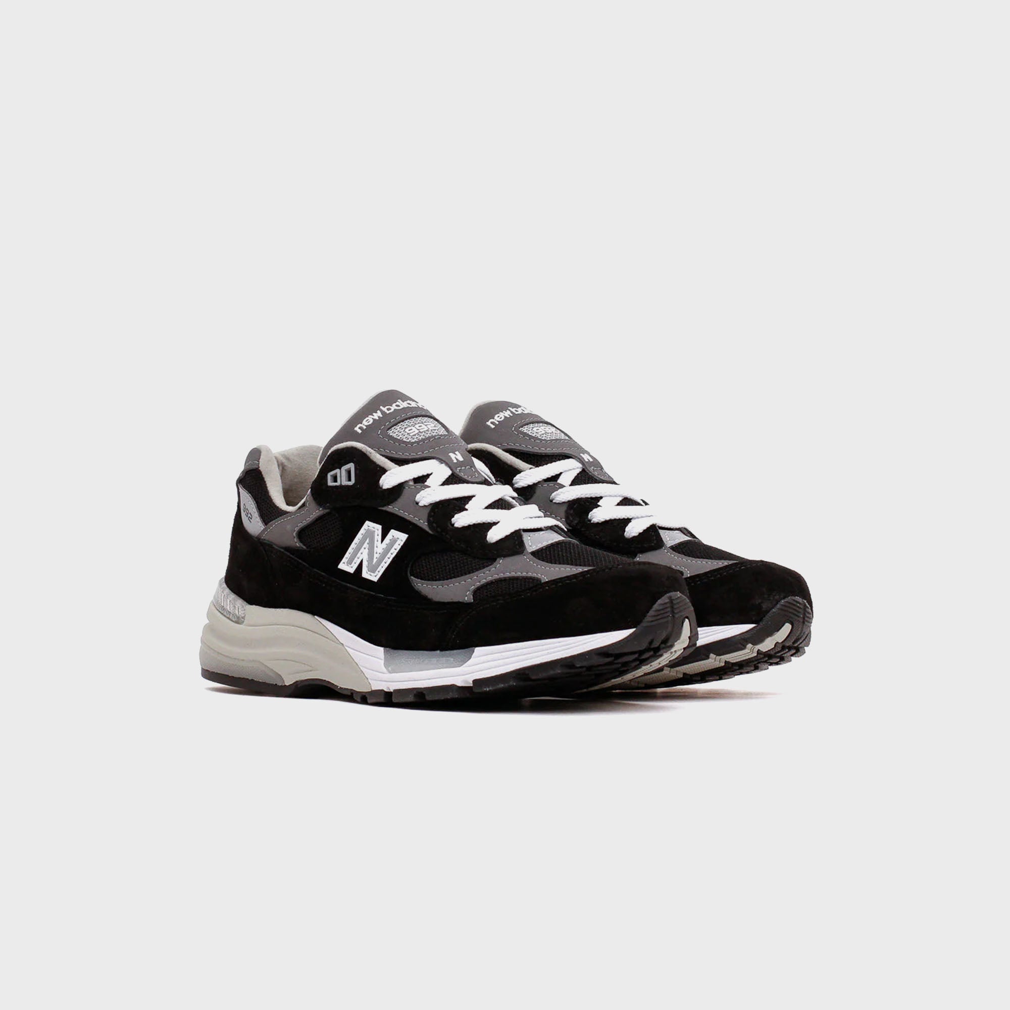 New Balance Made in USA 992 Core - Black / Grey 006 / White – Kith New Balance Made in USA 992 Core - Black / Grey 006 / White – Kith