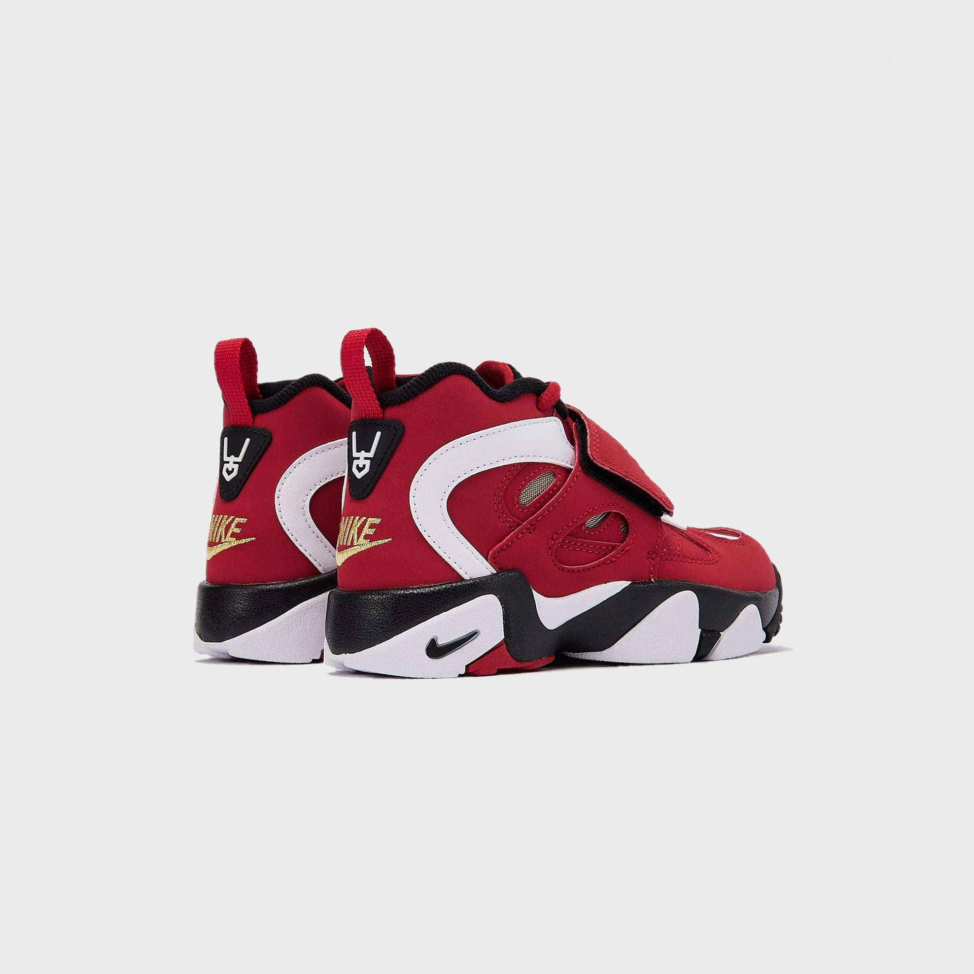 Nike TD Air Diamond Turf II - Main Red / Black / Metallic Gold / White