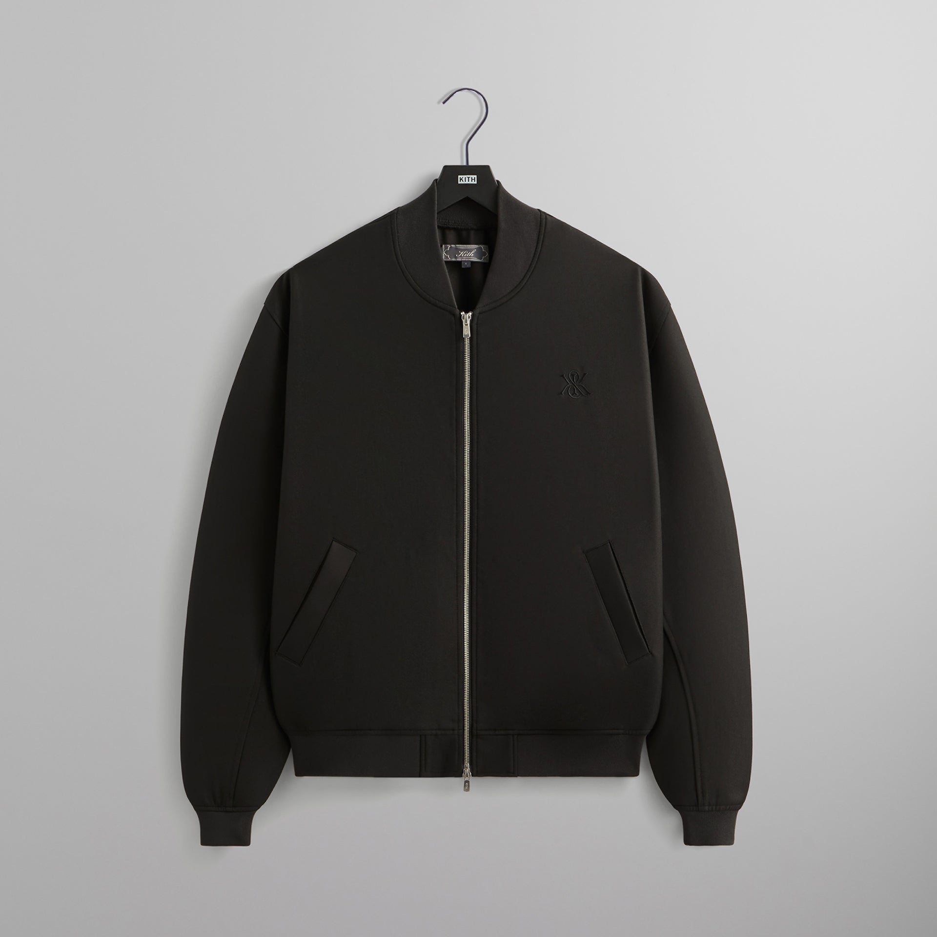 Kith Double Weave Avery Bomber Jacket - Black