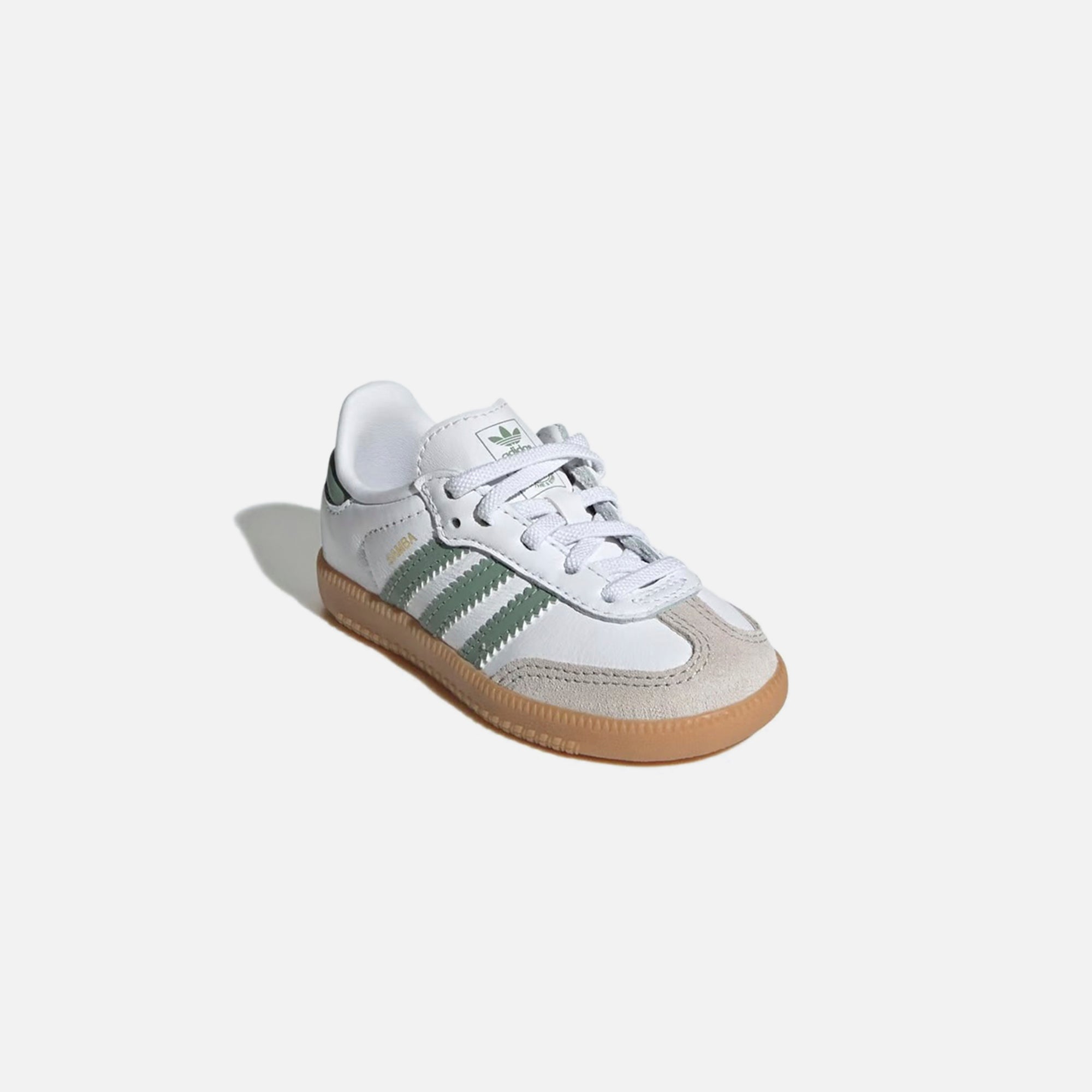 adidas TD Samba OG - White / Silver Green / Gum – Kith