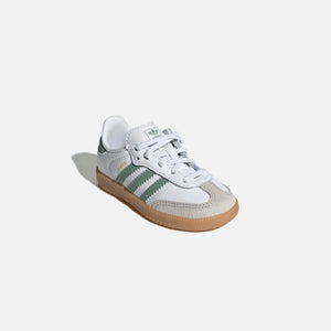 adidas TD Samba OG - White / Silver Green / Gum