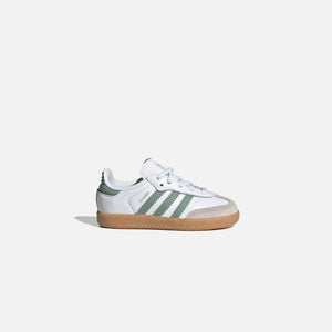 adidas TD Samba OG - White / Silver Green / Gum