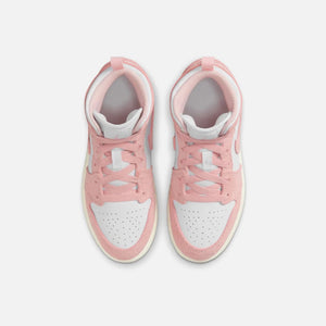 Jordan PS Air Jordan 1 Mid SE - White / Legend Pink / Sail