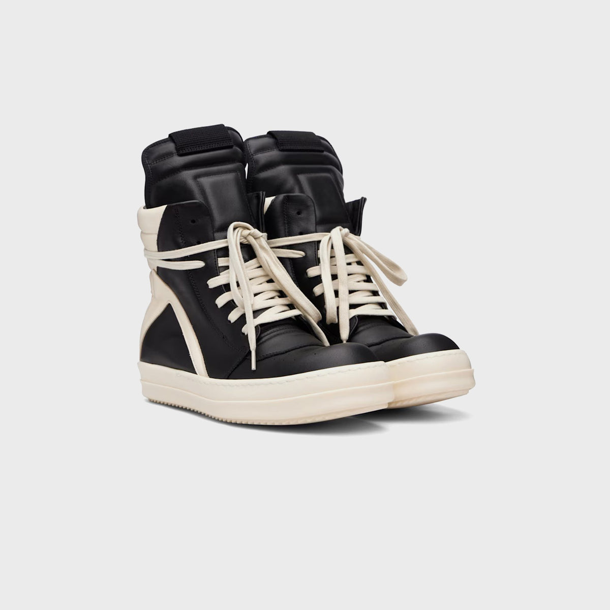 Rick Owens Geobaskets - Black / Milk