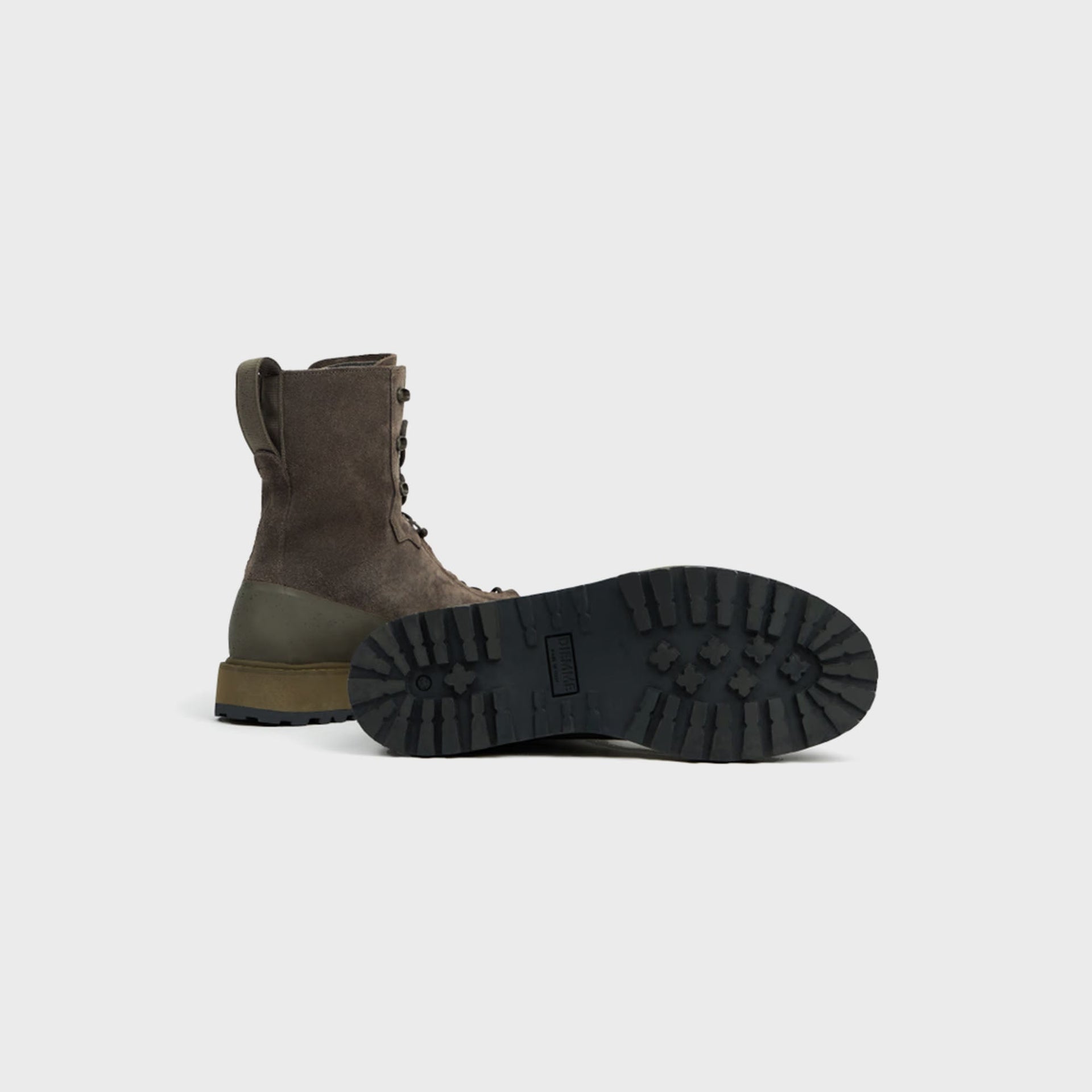 Stone Island Suede Shoes - Military Green