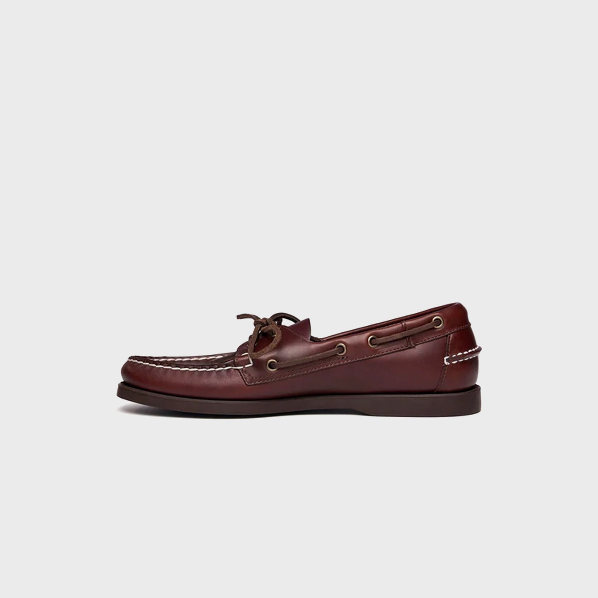 Sebago Docksides Portland Waxed - Dark Brown