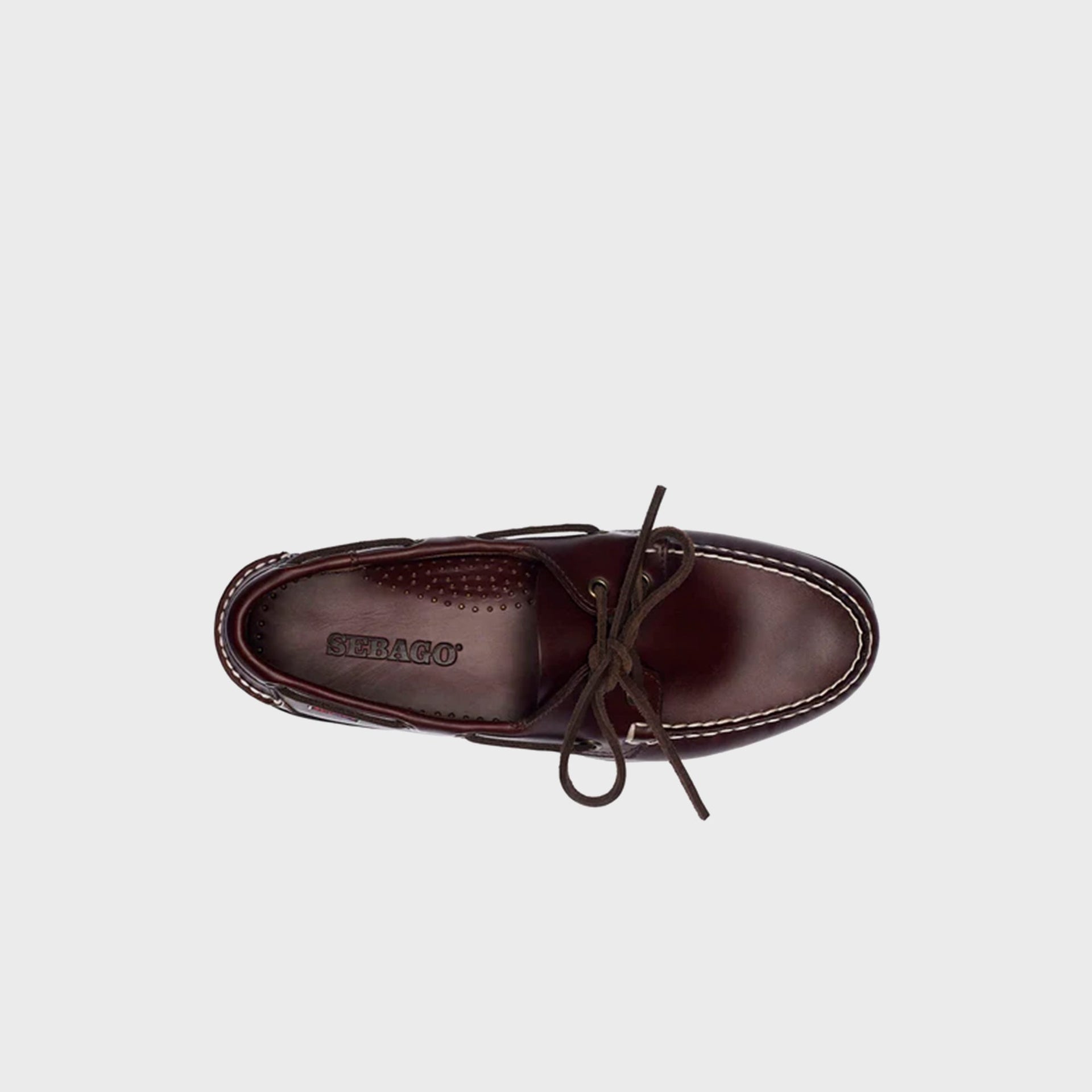 Sebago Docksides Portland Waxed - Dark Brown