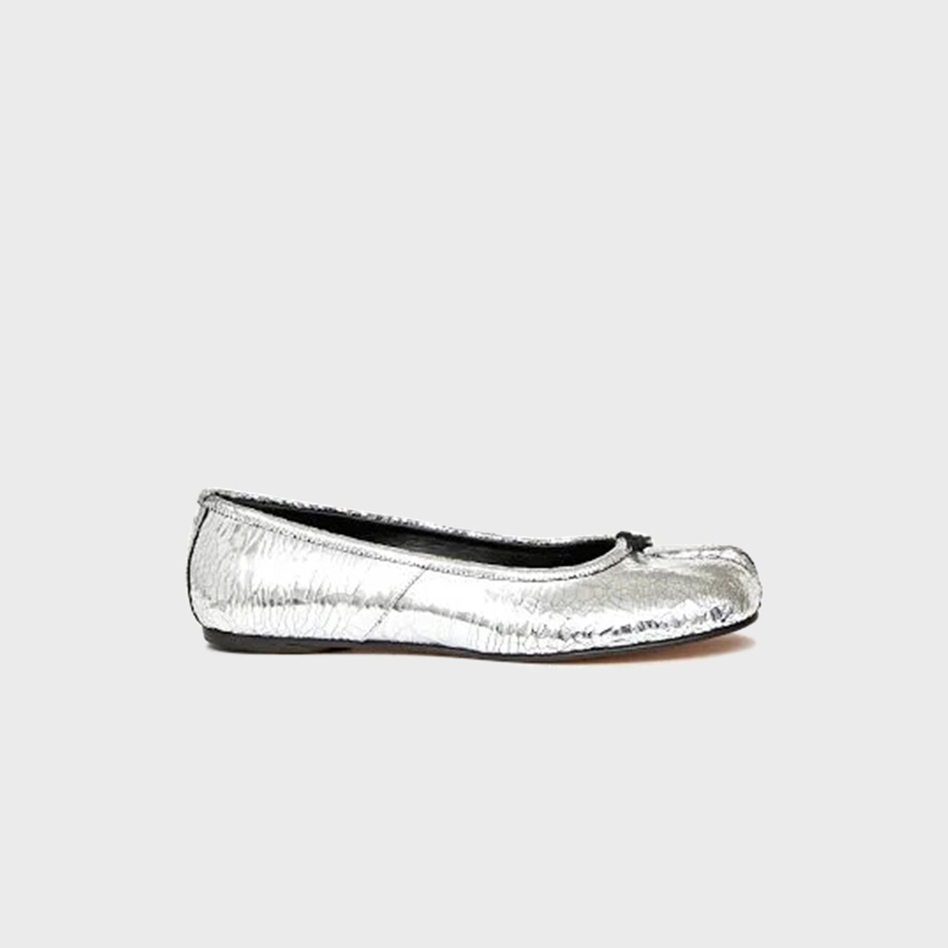 Maison Margiela Tabi Ballerina - Broken Mirror / Elastic Silver / Black