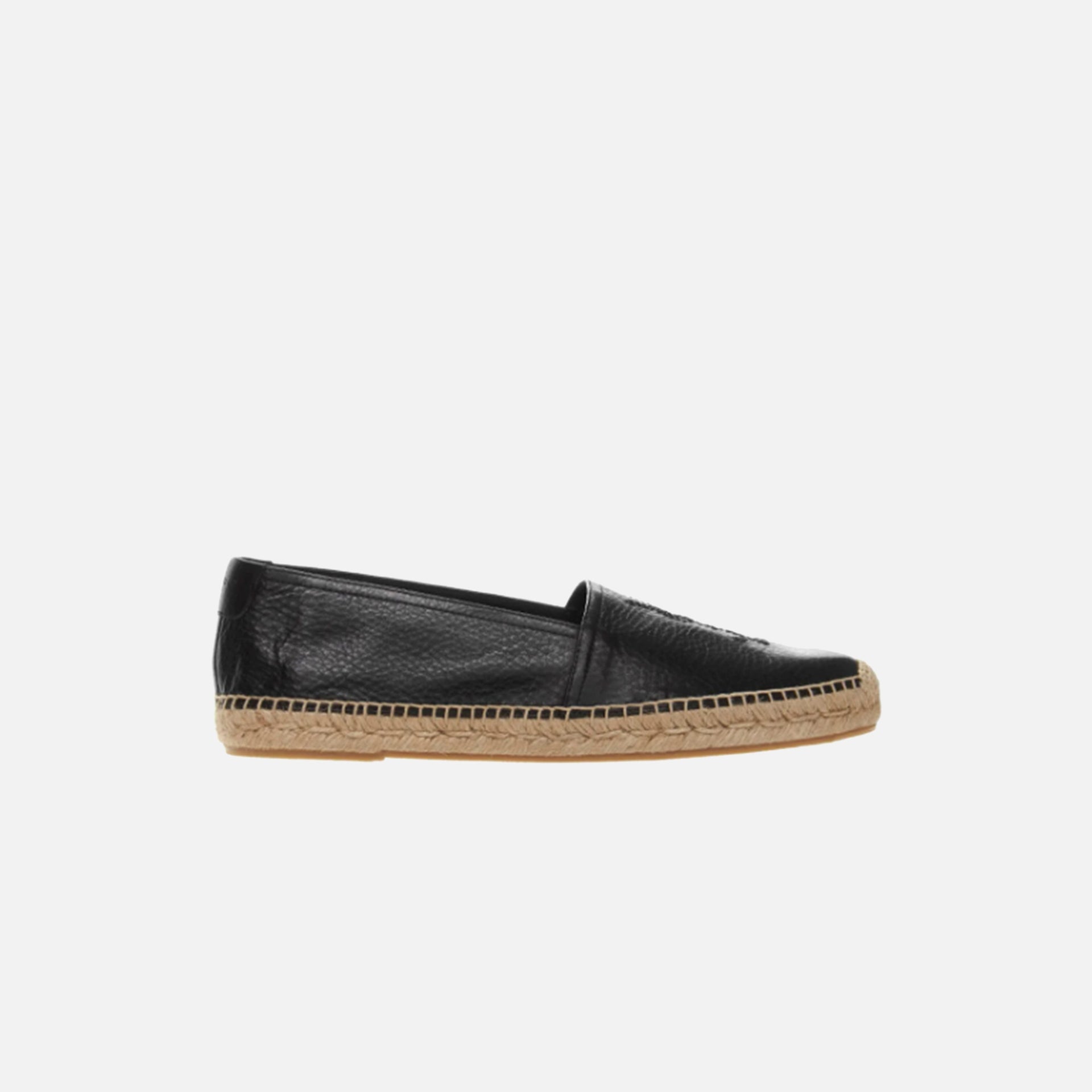 Saint Laurent Espadrille 20 YSL Embroidered - Nero