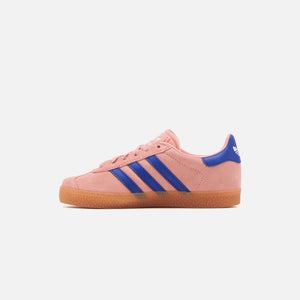 adidas Kids Gazelle Indoor - Semi Pink Spark / Lucid Blue / Lucid Blue