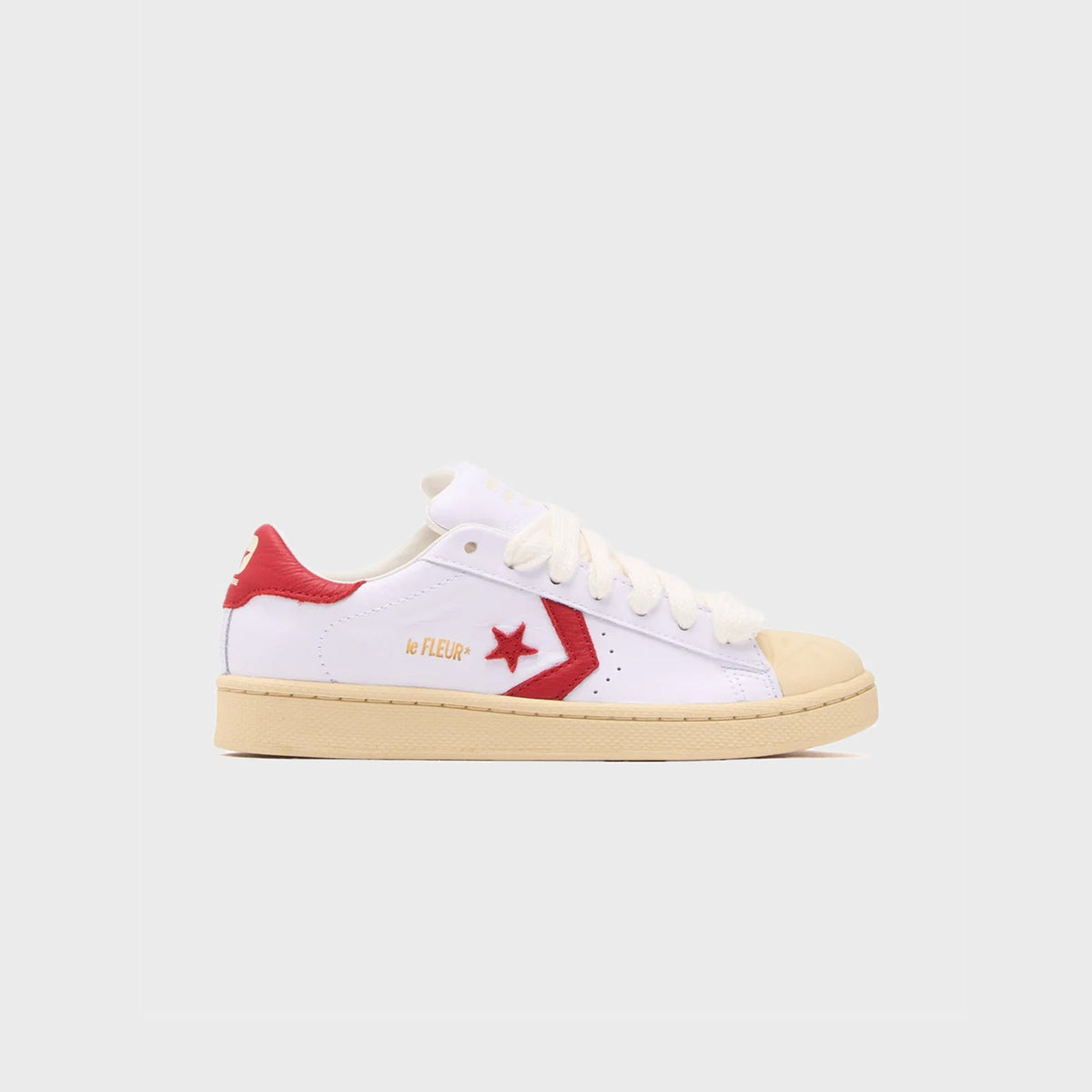 Converse x GOLF le FLEUR* 1908 Pro Leather - White / Molten Lava / Banana Crepe