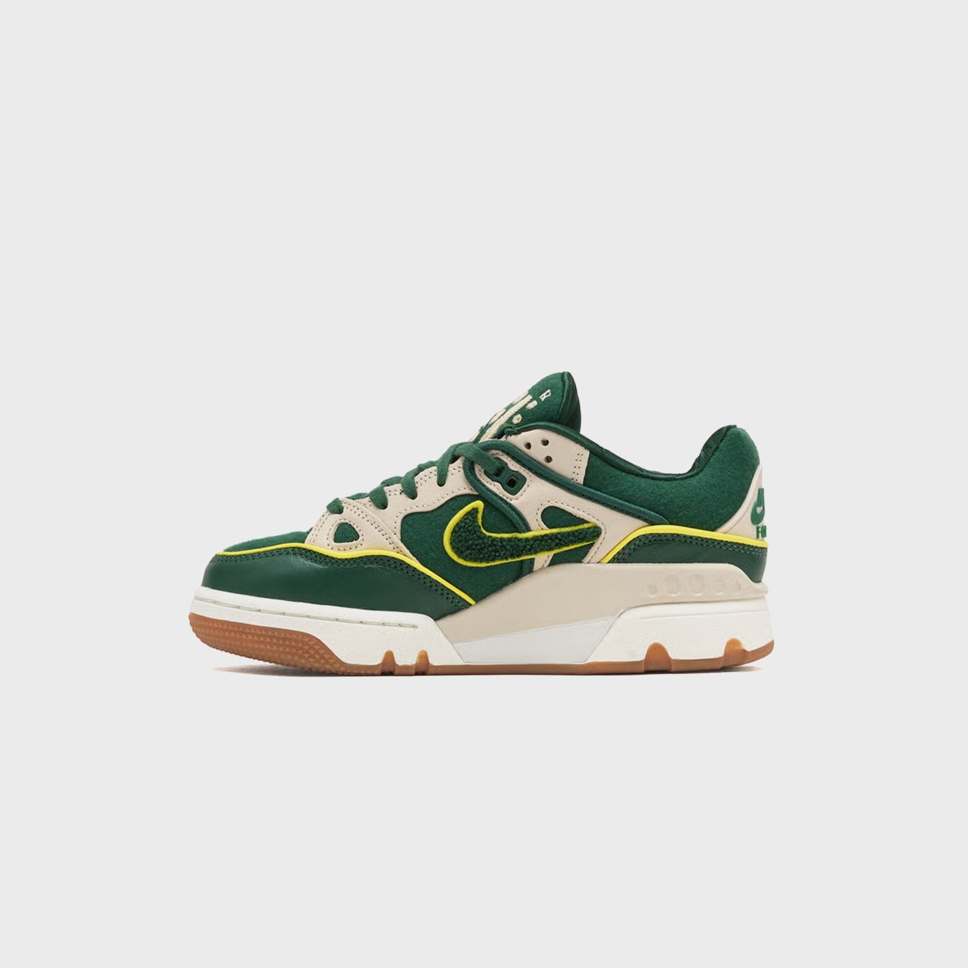Nike x NIGO Air Force 3 Low “College” Pack - Forest Green / Oatmeal / Sail / Gum Light Brown / Yellow Strike