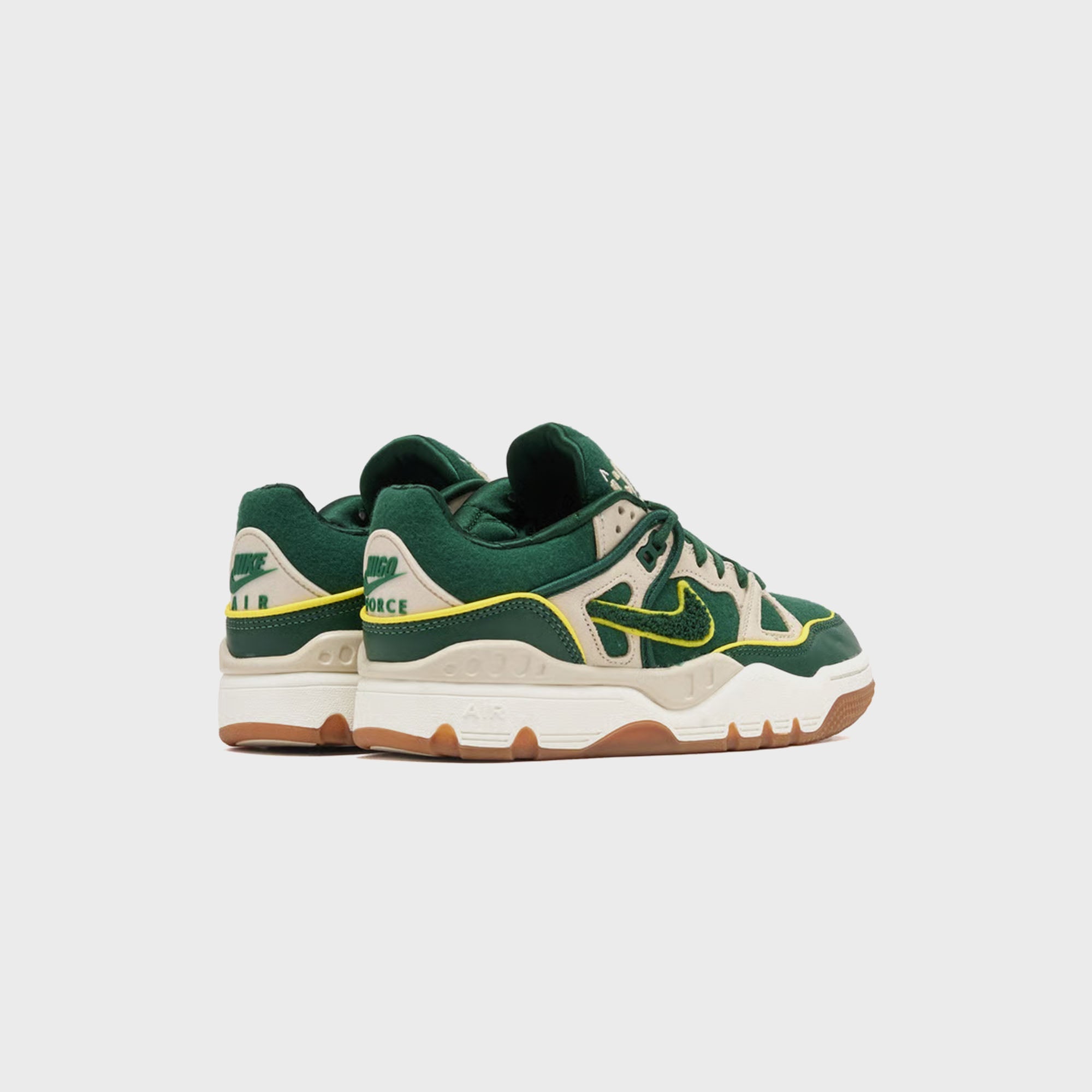 Nike x NIGO Air Force 3 - Forest Green / Oatmeal / Sail / Gum