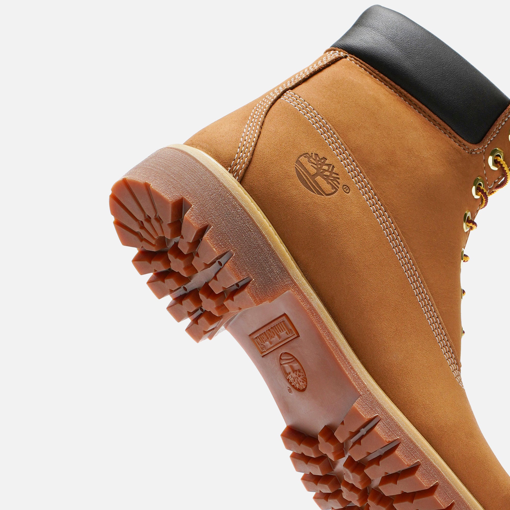 Timberland Woven 6-Inch Lace Up Full Grain Boot - Dark Brown