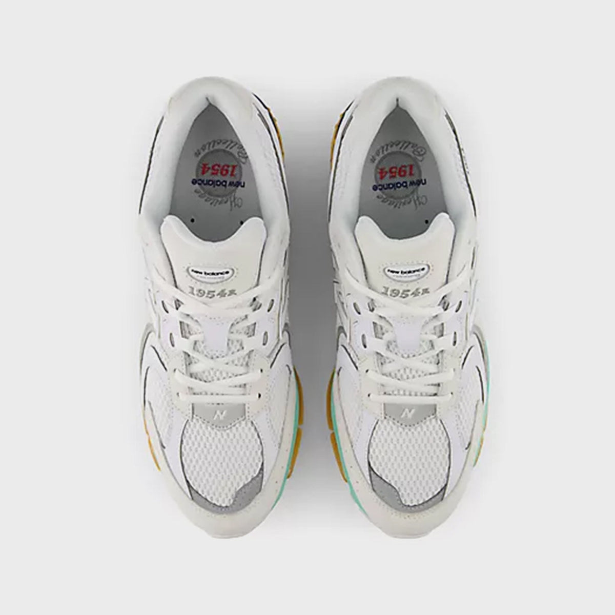 New Balance 1954R - White / Bright Mint / Reflection
