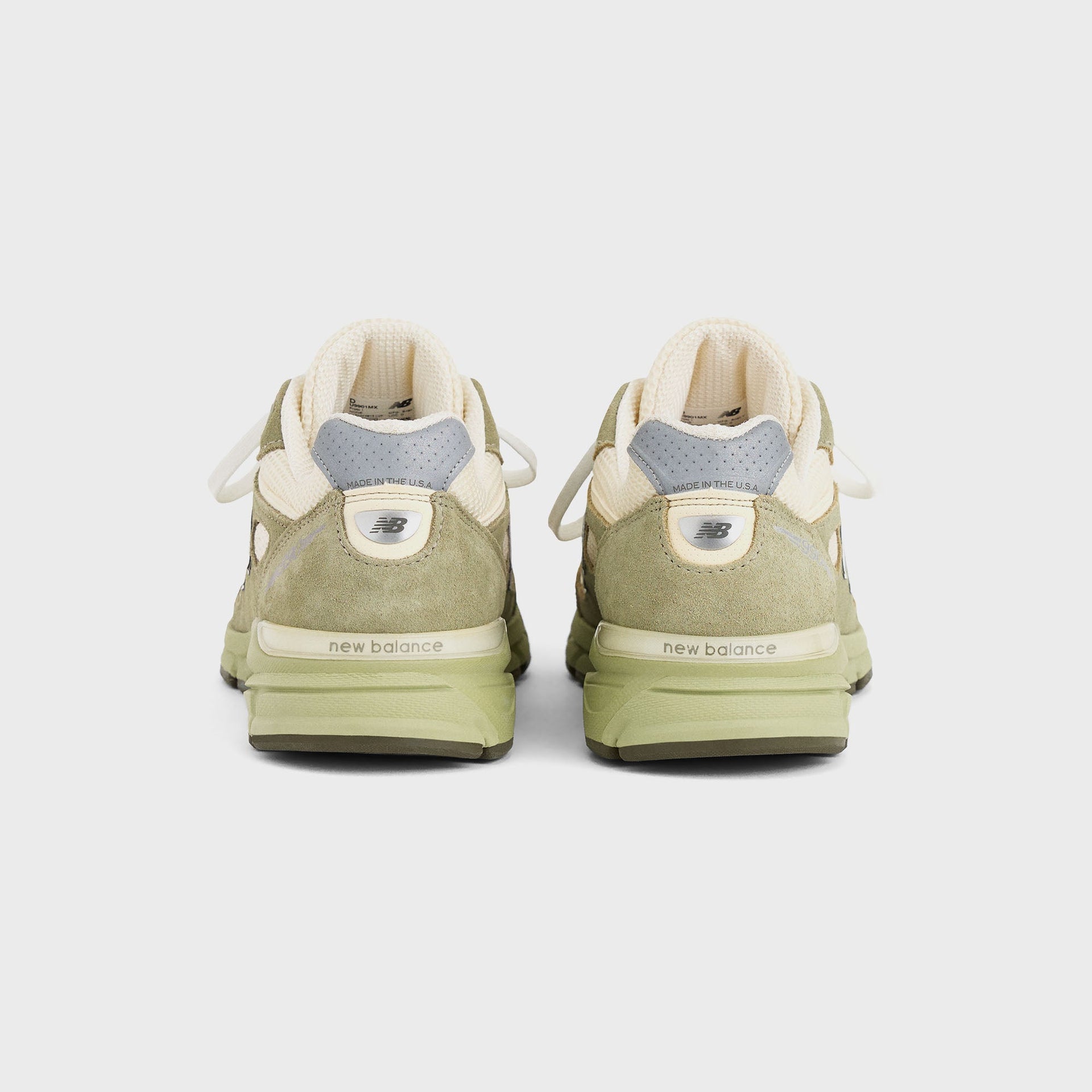 New Balance Made in USA 990v4 - Olive Leaf / Permafrost / Light Olive