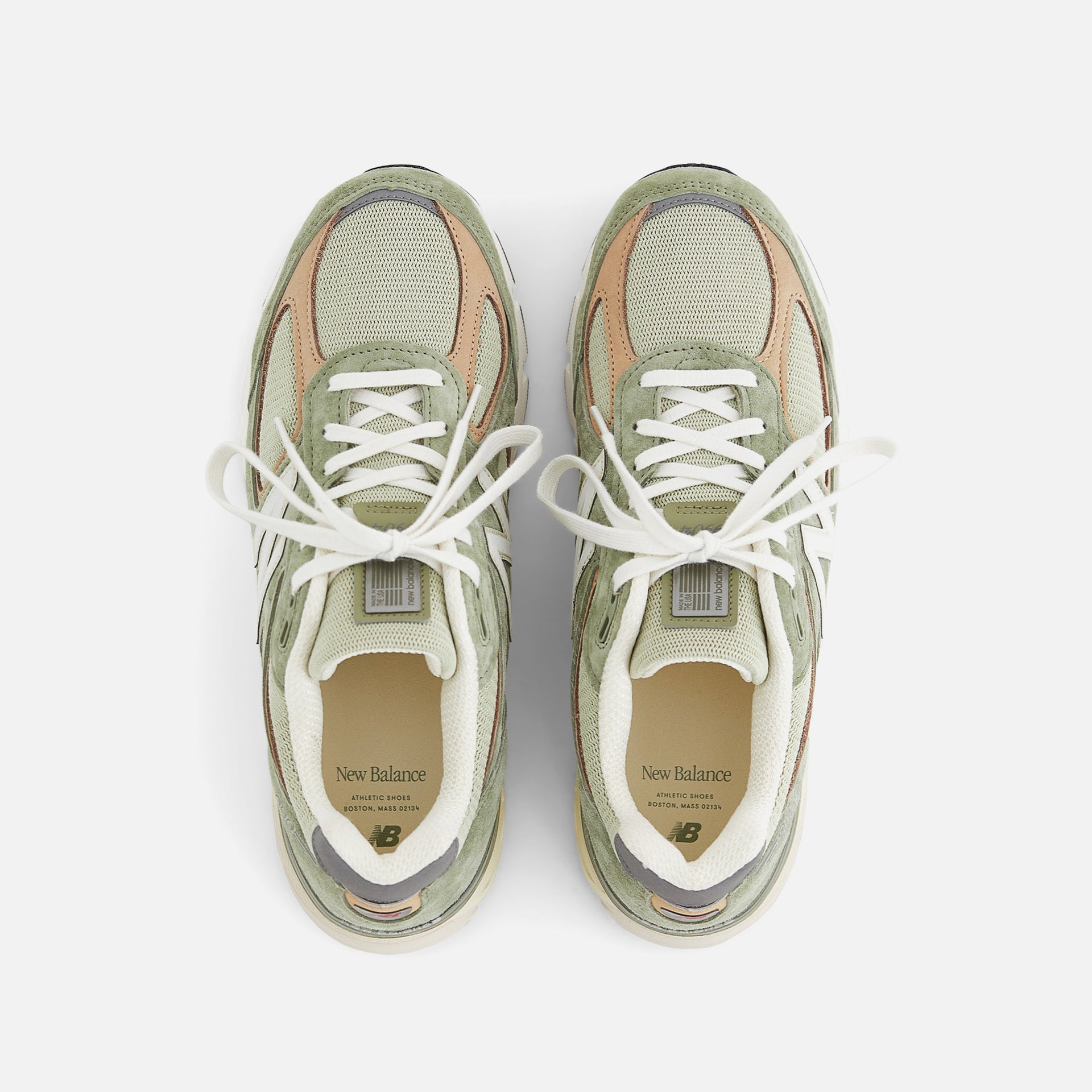 New Balance 990v4 Made in USA - Olive