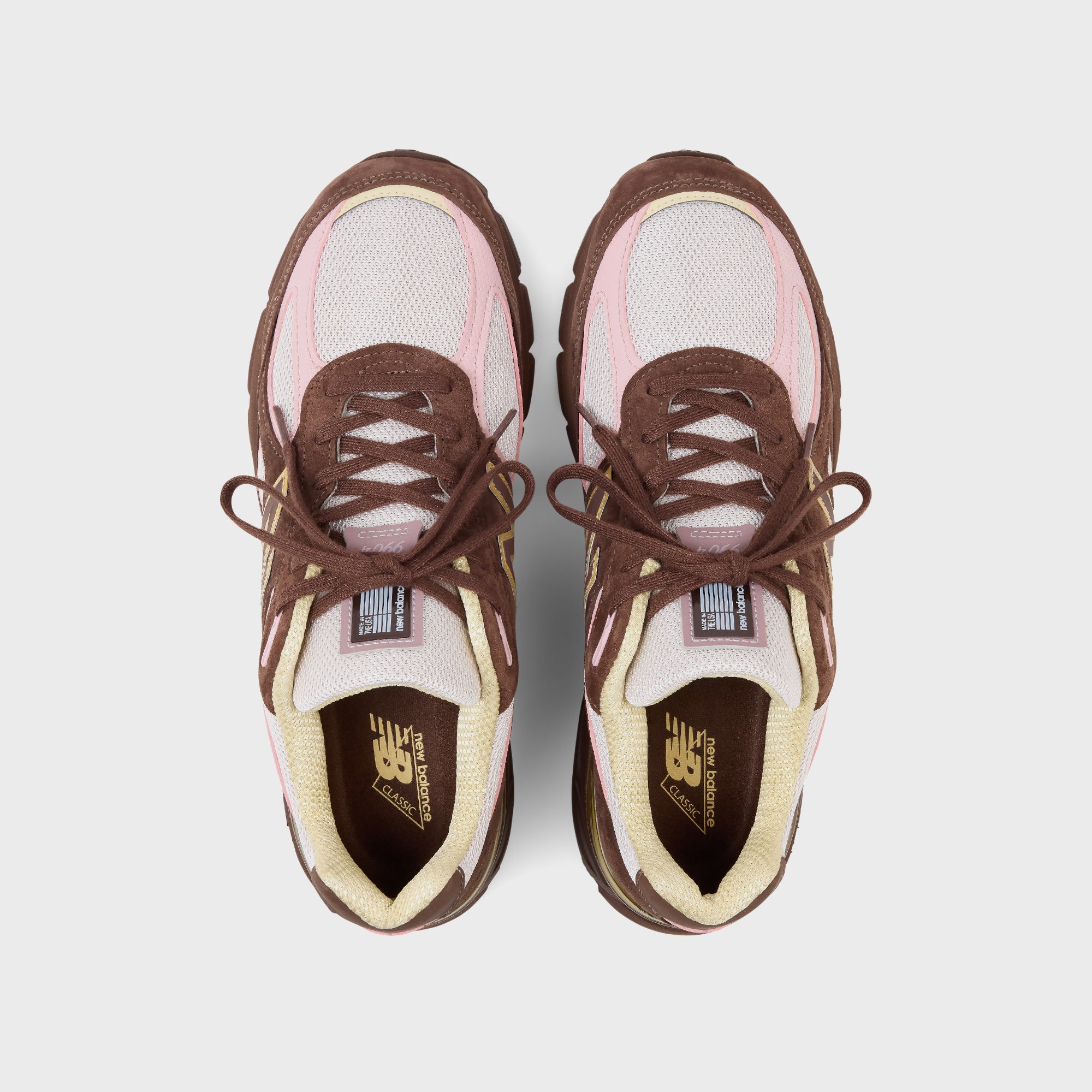 New Balance Made in USA 990v4 - Pumpernickel / Pink Chalk
