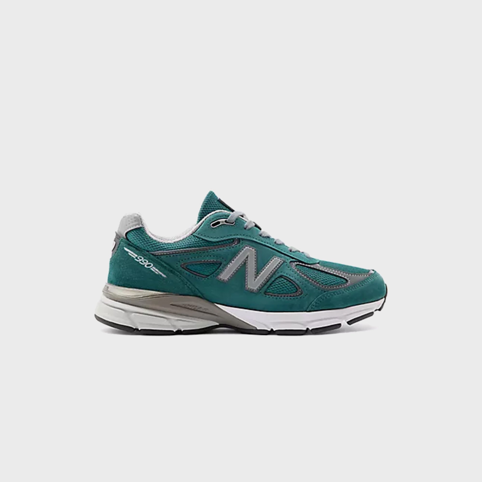 New Balance Made in USA 990v4 - Vintage Teal / Grey / White – Kith