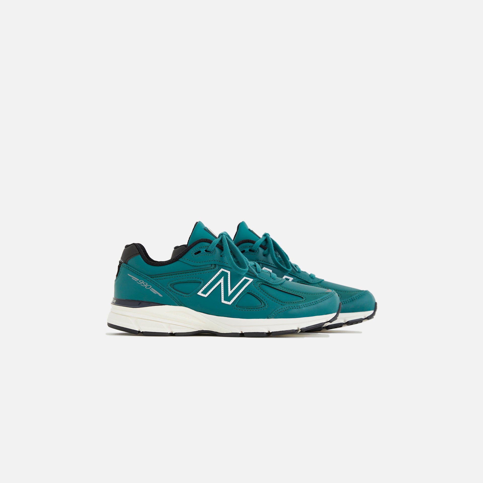 New Balance 990v4 Made in USA - Vintage Teal / White