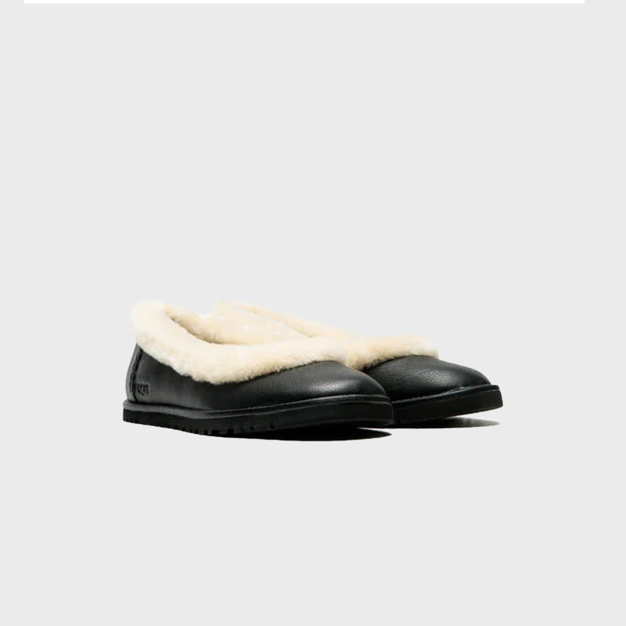 UGG WMNS Zora Leather Ballet Flat - Black – Kith