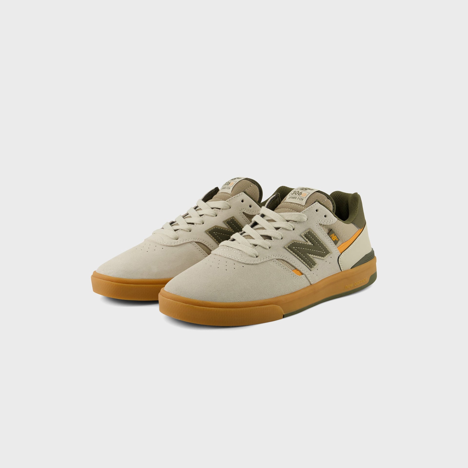 New Balance NB Numeric Jamie Foy 306 Cup - Timberwolf / Dark Moss