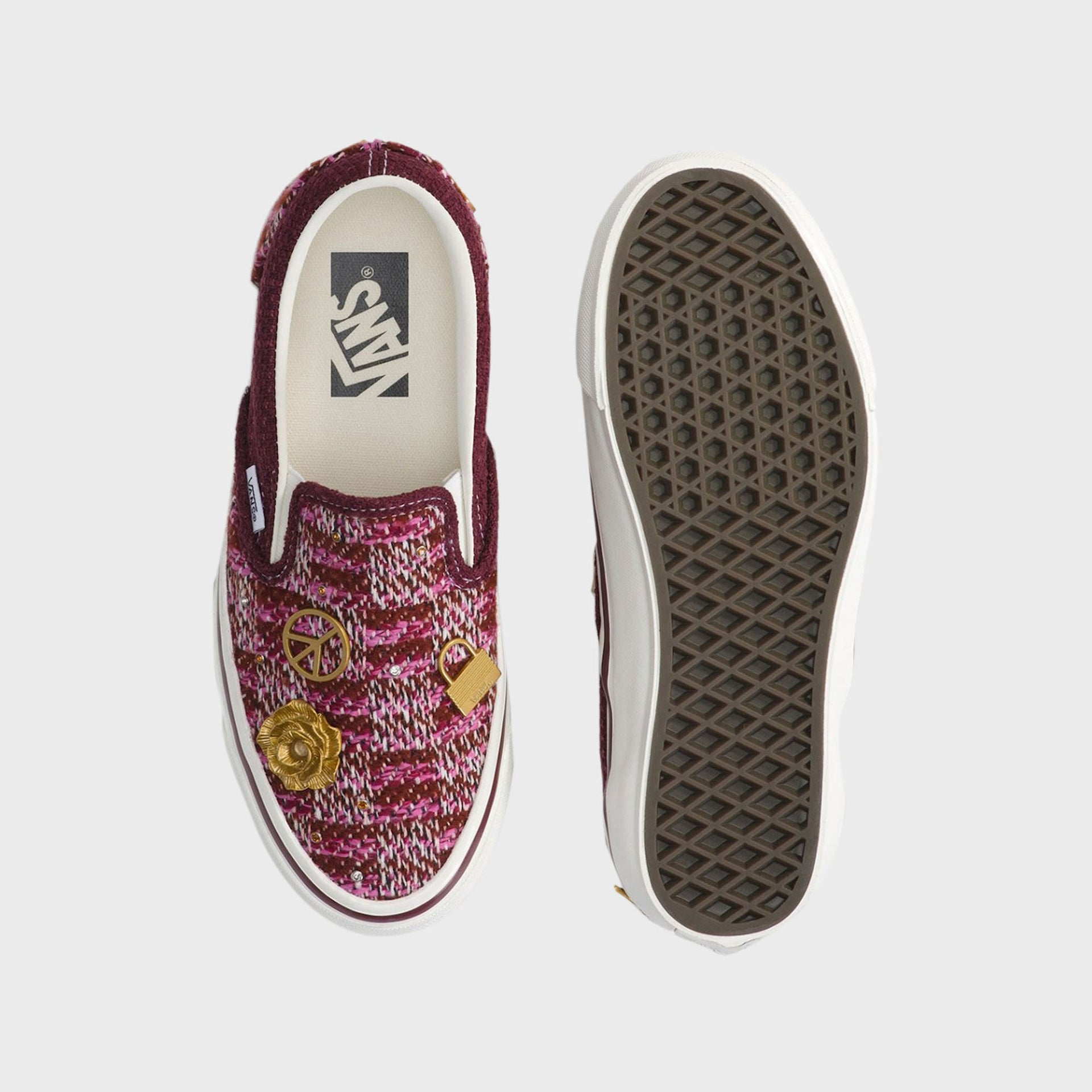 VANS LX Classic Slip-On 98 - Brown / Pink