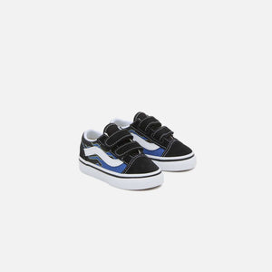 Vans Toddler Old Skool - Pixel Flame / Black / Blue