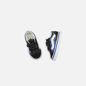 Vans Toddler Old Skool - Pixel Flame / Black / Blue