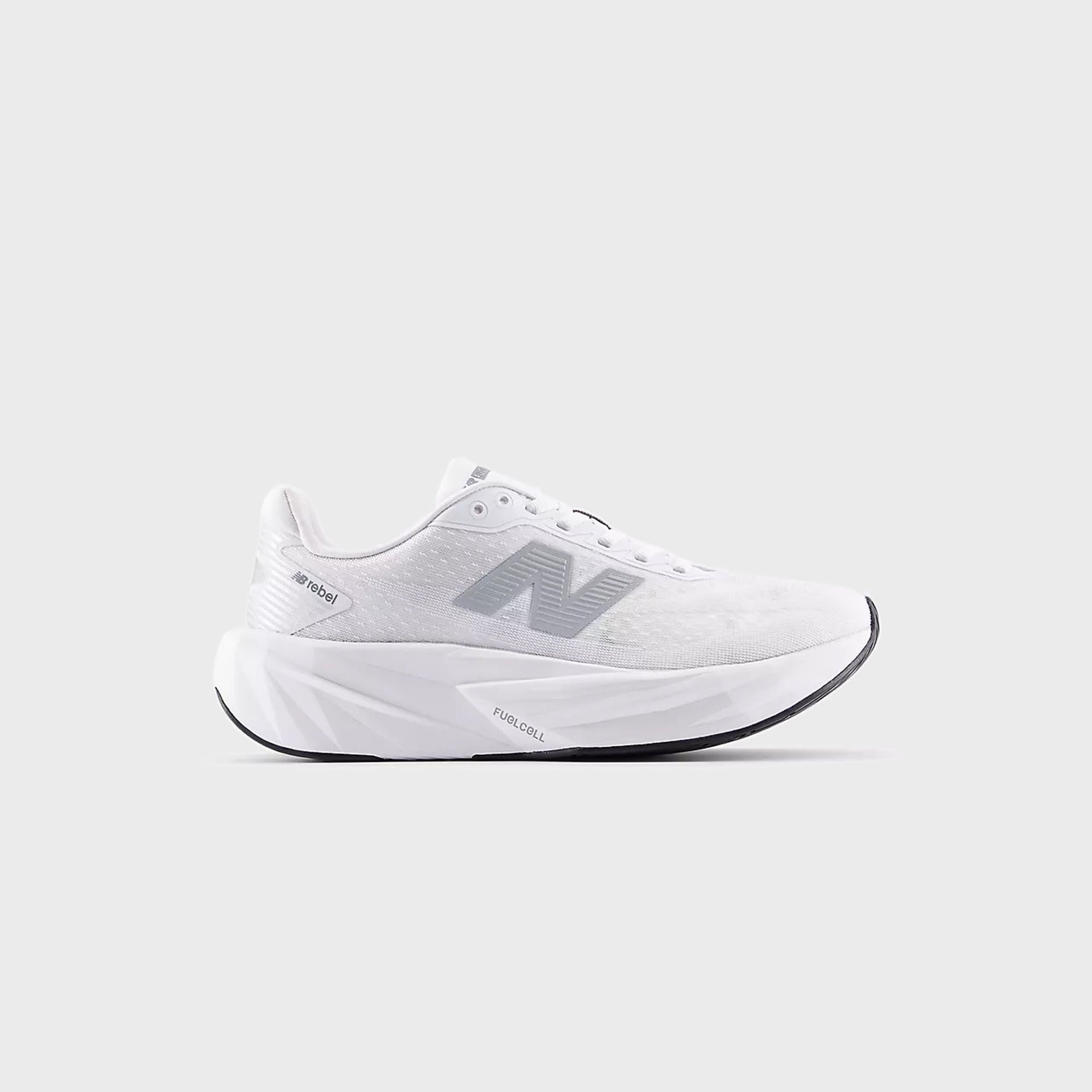 New Balance FuelCell Rebel v5 - White / Silver Metallic