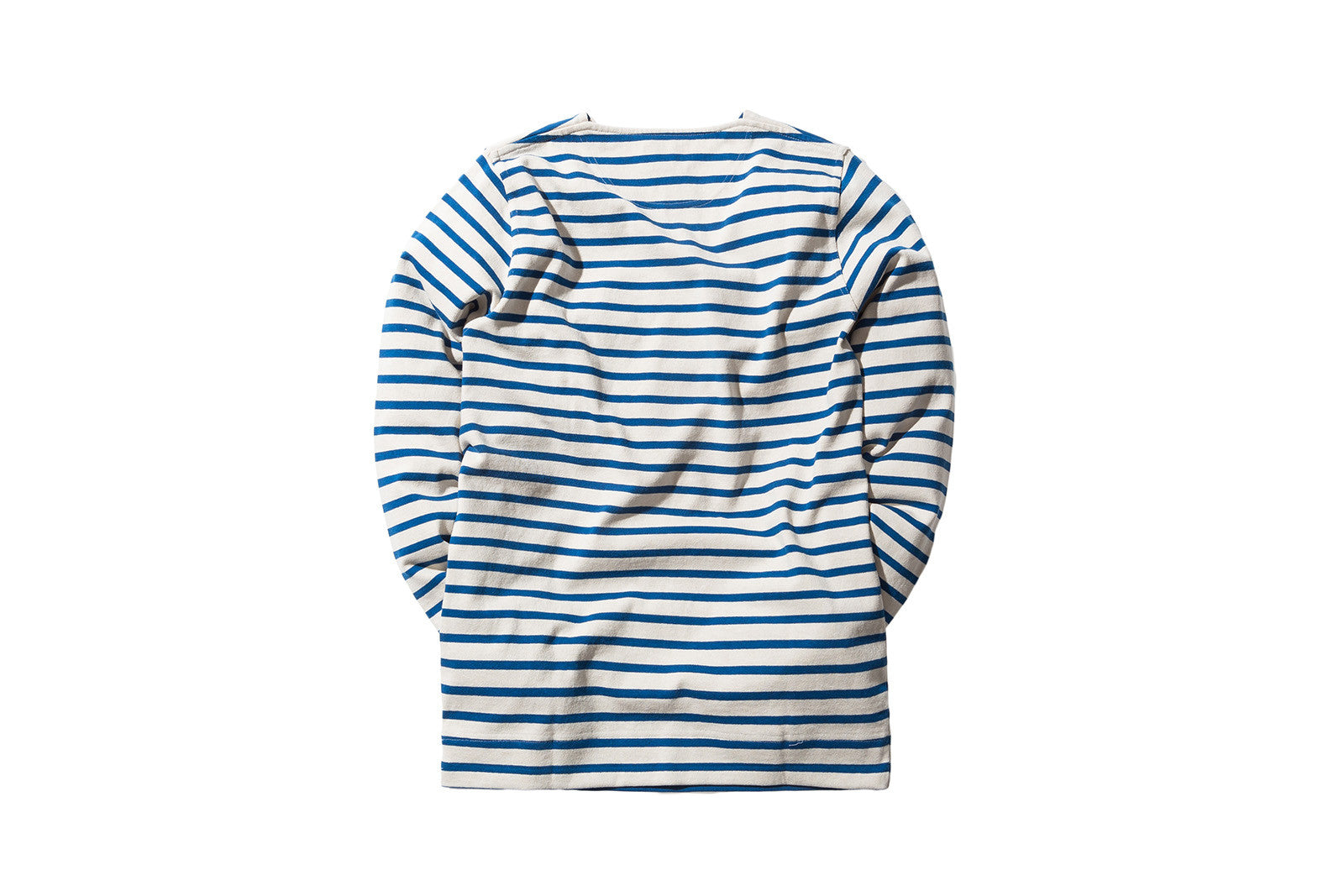 Norse Projects Godtfred Compact L/S Tee - Ecru / Blue