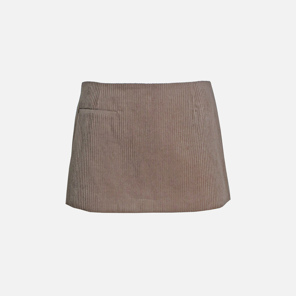 Sandy Liang Crombie Skirt - Taupe – Kith