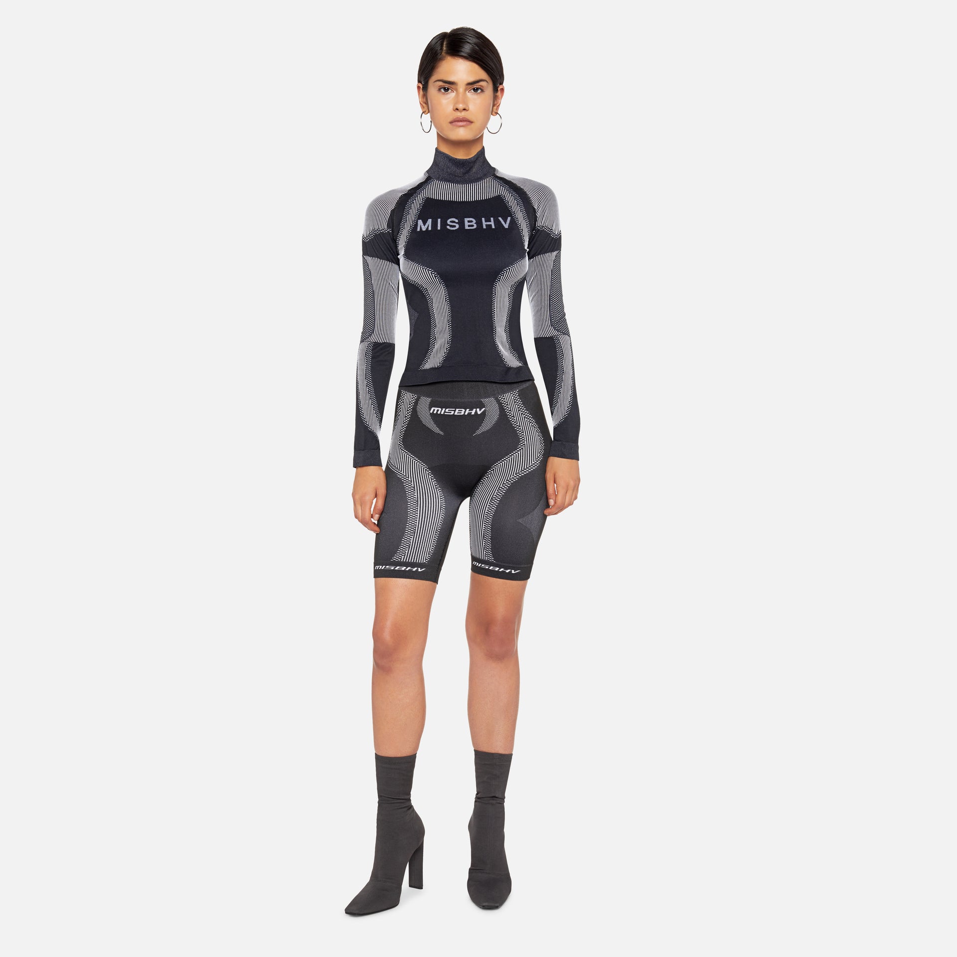 MISBHV Logo Active Top - Black
