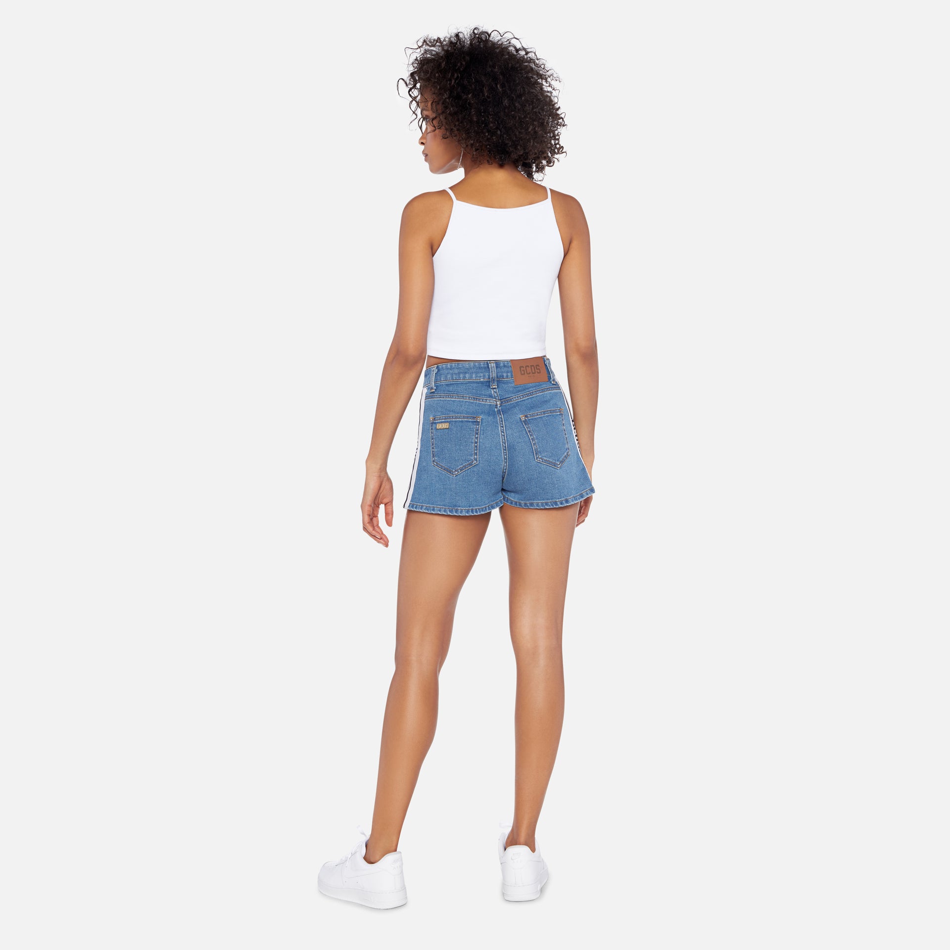 GCDS Zip Tank - White