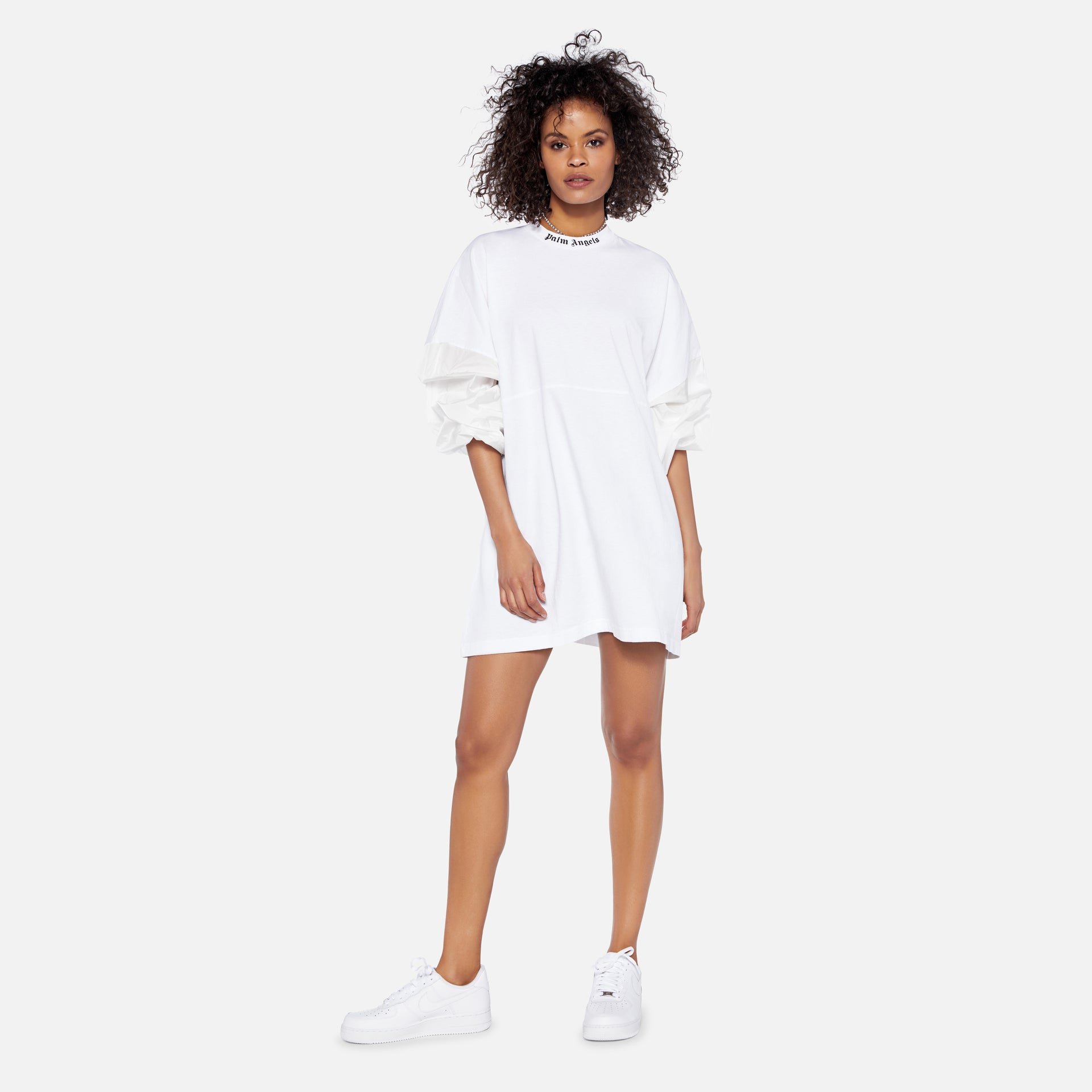 Palm Angels T-Shirt Dress - White