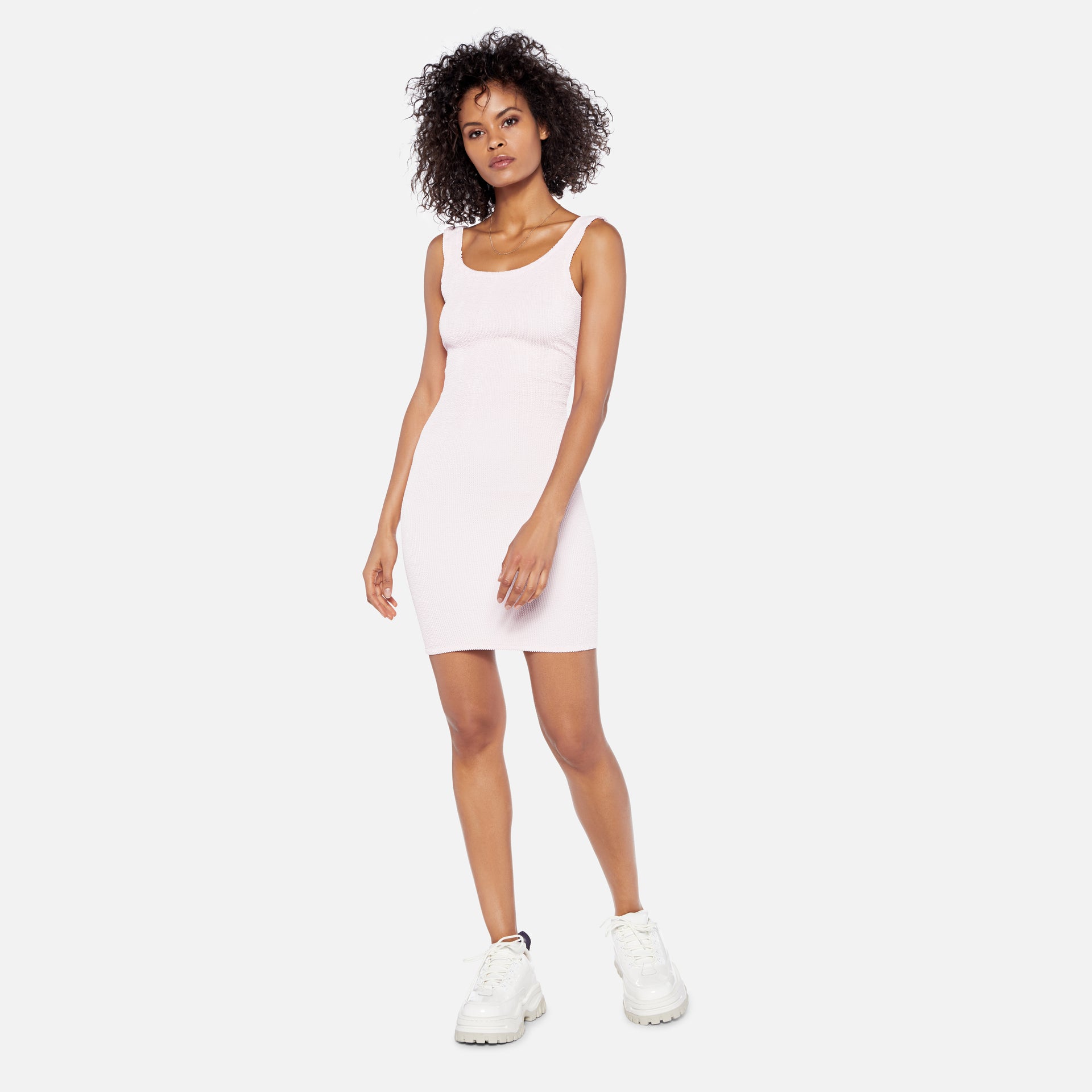 Reina Olga Custom Dress - Neon Pink