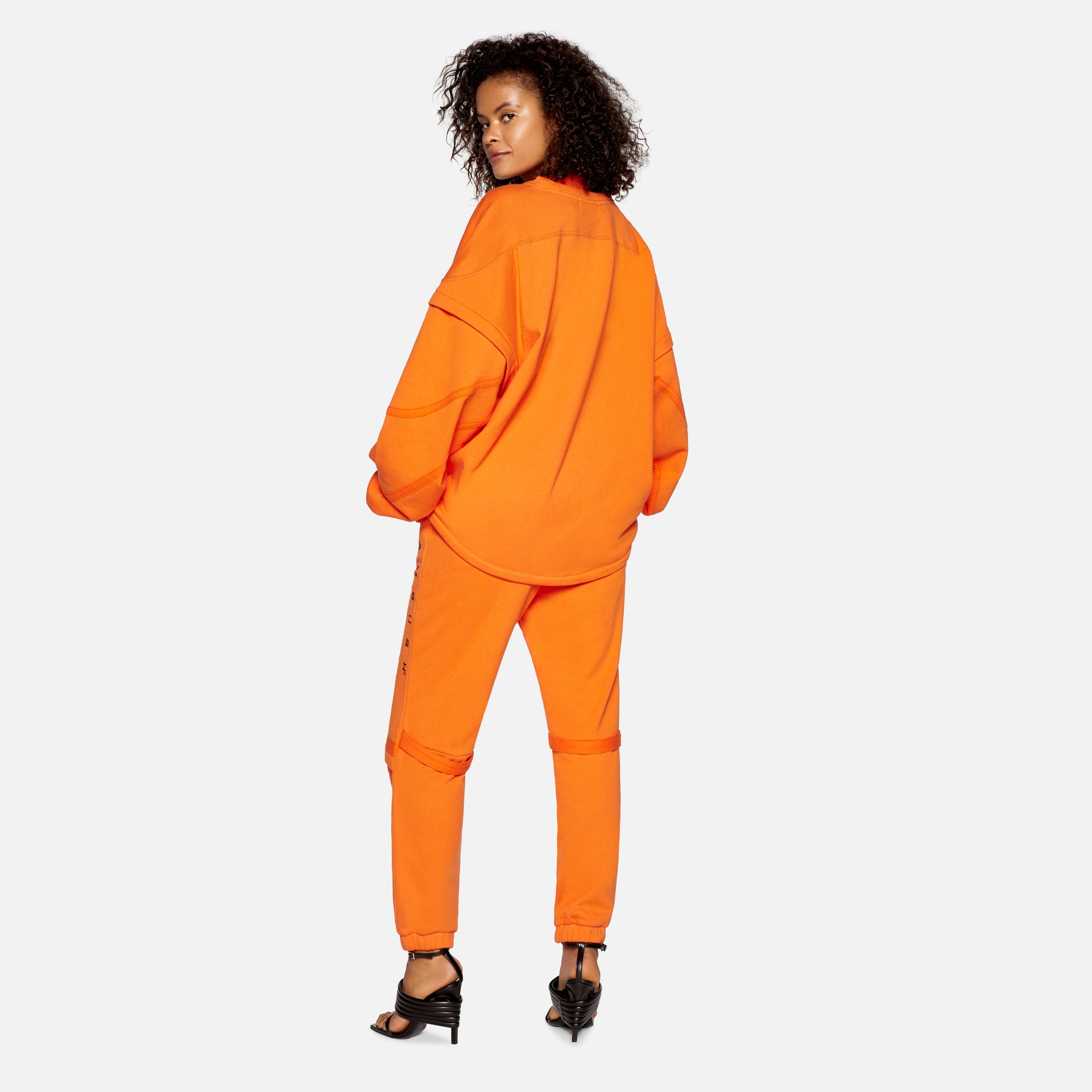 Ambush Patchwork Sweater - Orange