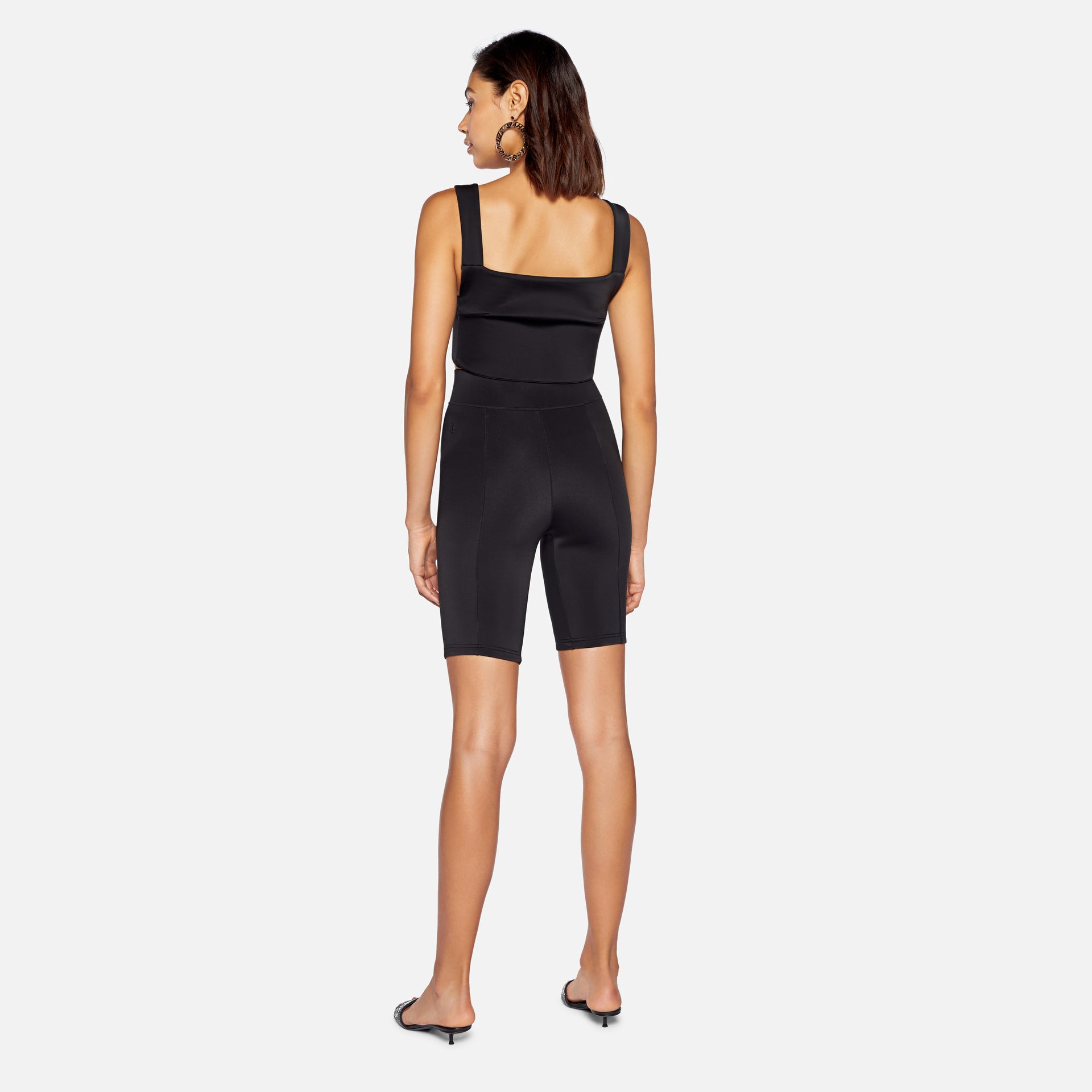 Ksubi x Kendall Jenner Racey Biker Short - Black Flash