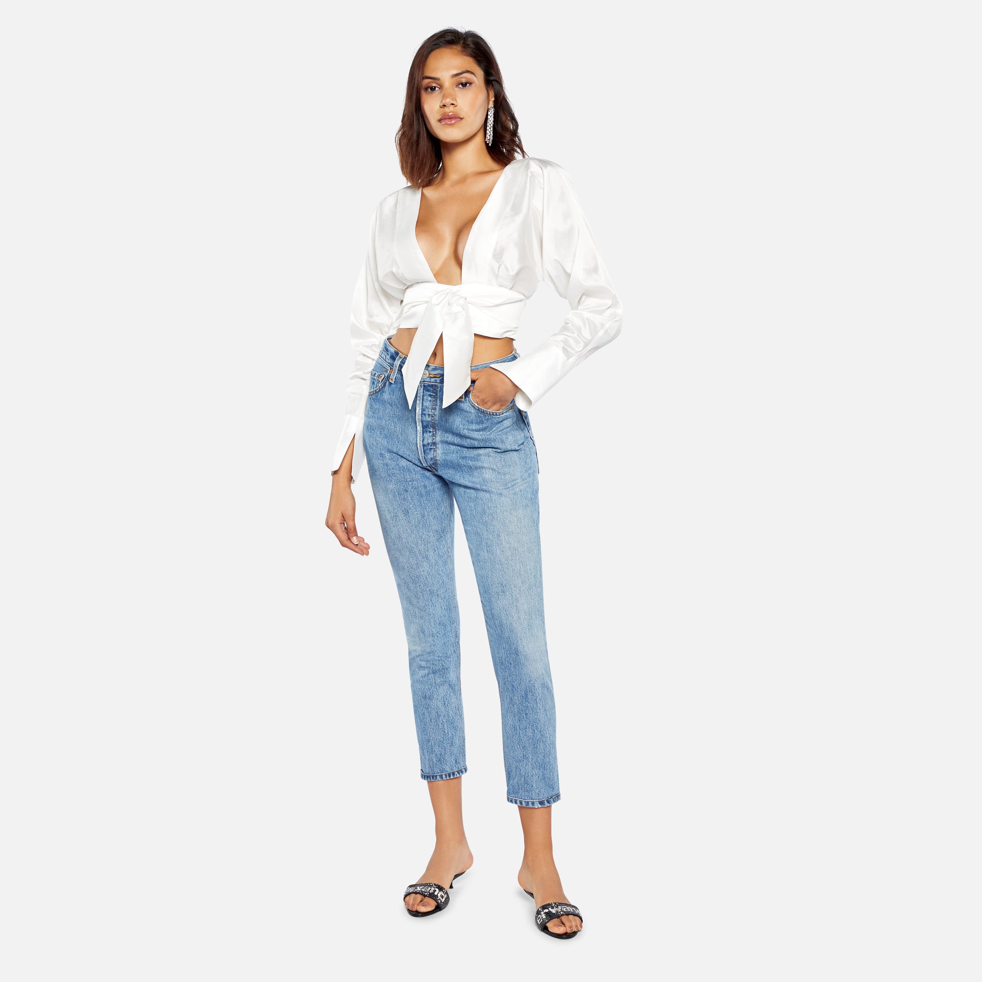 Manning Cartell Pumped Up Wrap Top - White