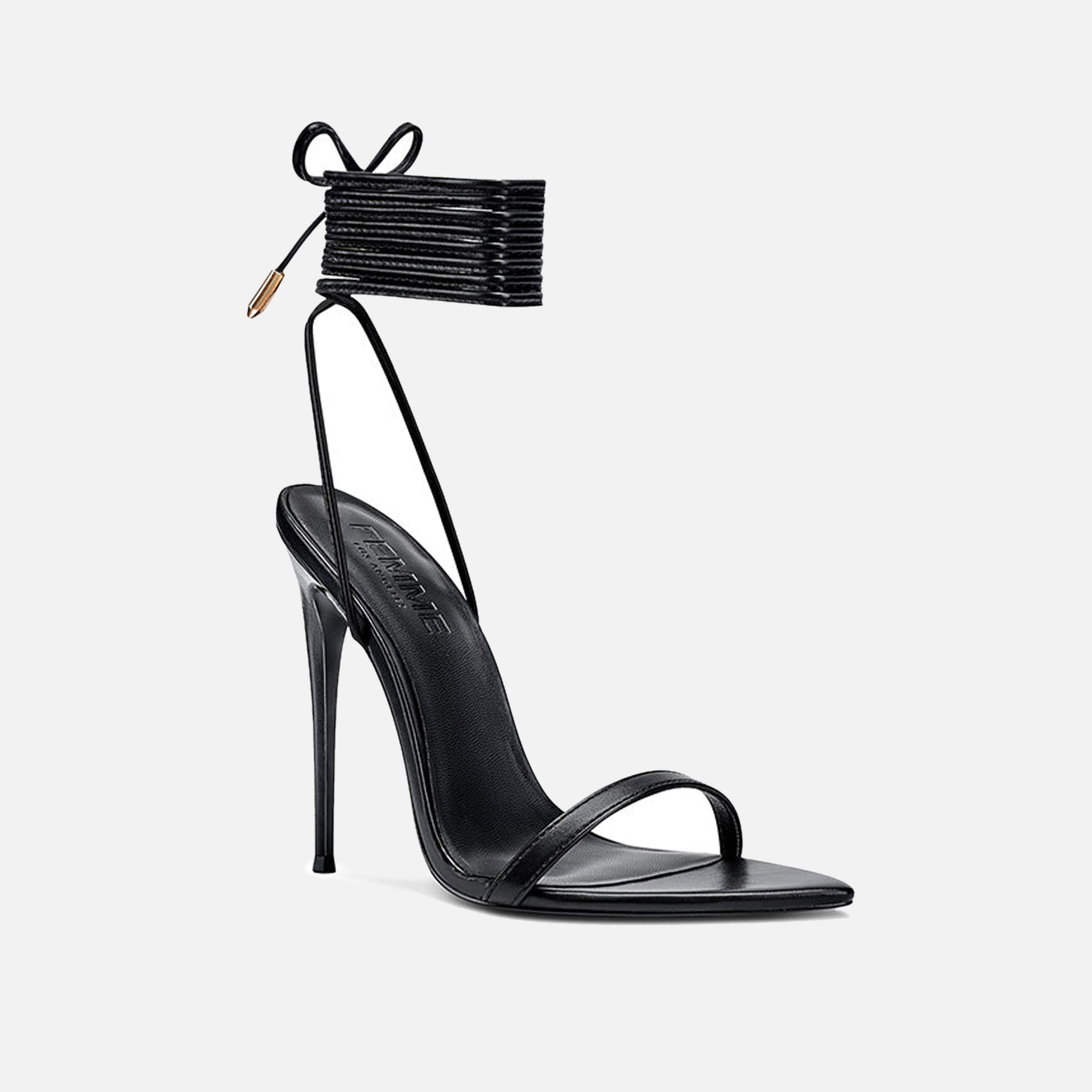Femme LA The London Lace-Up - Noir