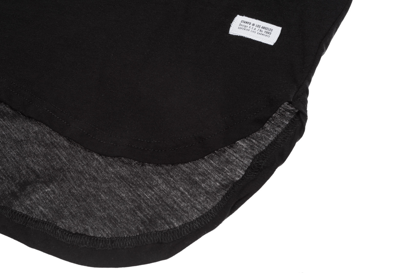 Stampd Chamber Scallop Tee - Black