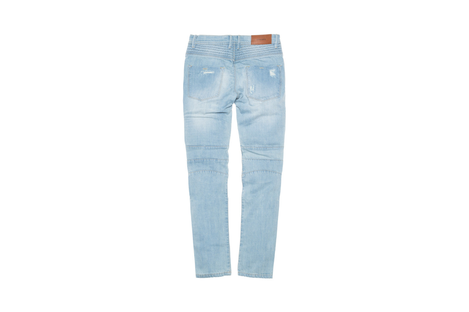 Stampd Distressed Moto Denim - Indigo