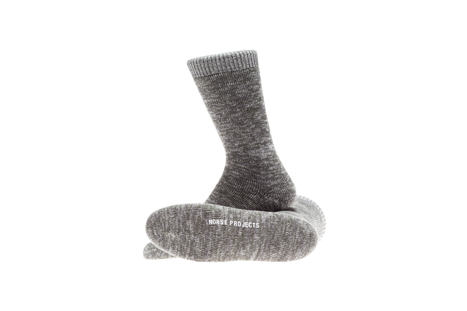 Norse Projects Bjarki Blend Socks - Charcoal