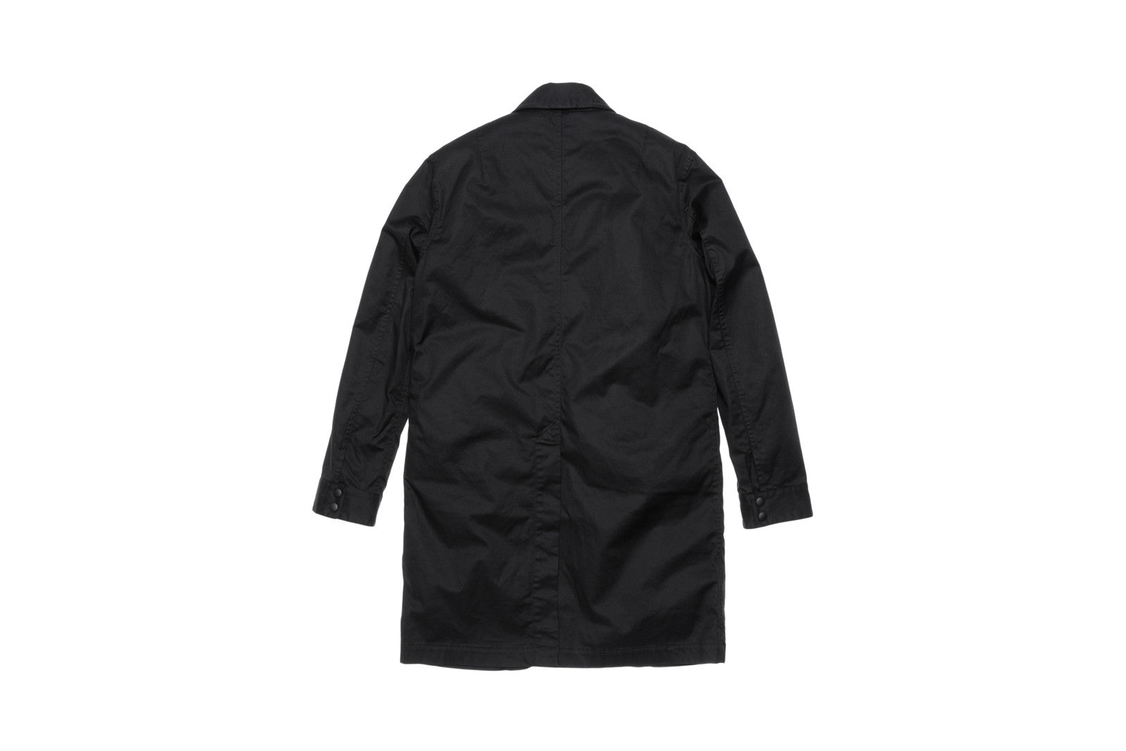Ones Stroke Reversible Shawl Collar Coat - Black