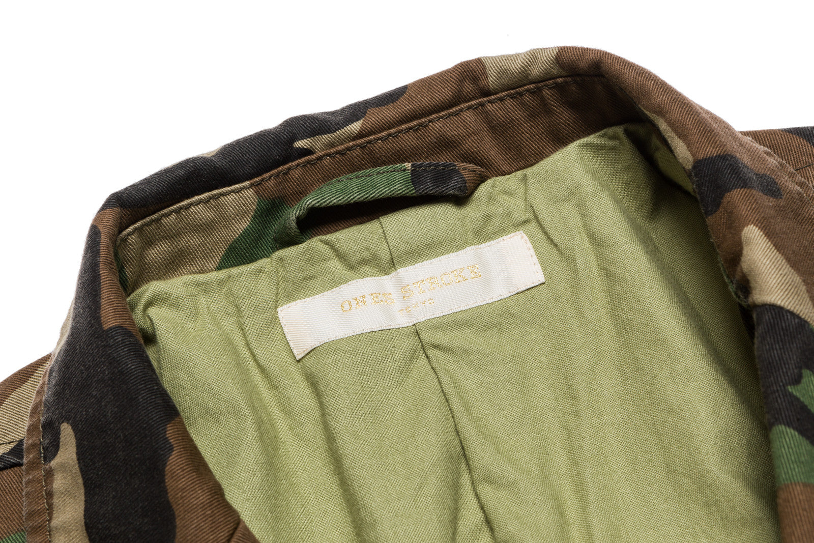 Ones Stroke Cotton Twill Blazer - Camo
