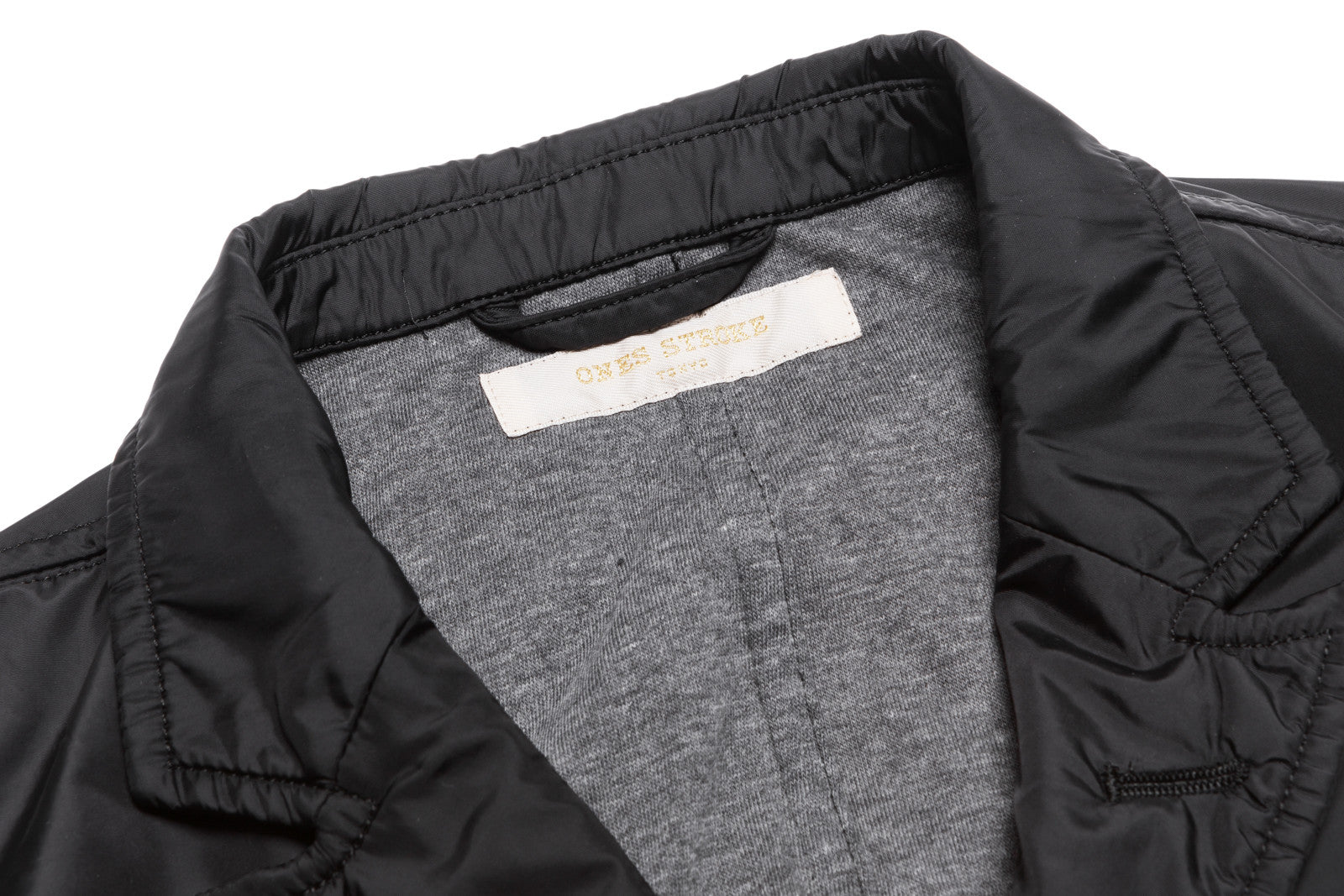 Ones Stroke Double Face Nylon Blazer - Black